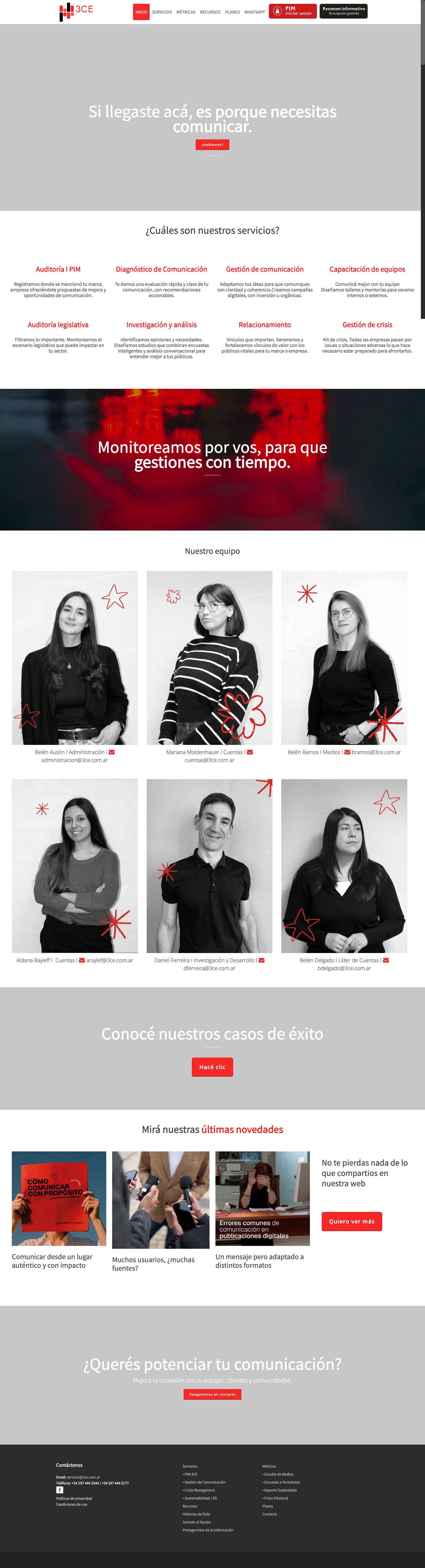 3CE | Press, RP, Research - Full Screenshot