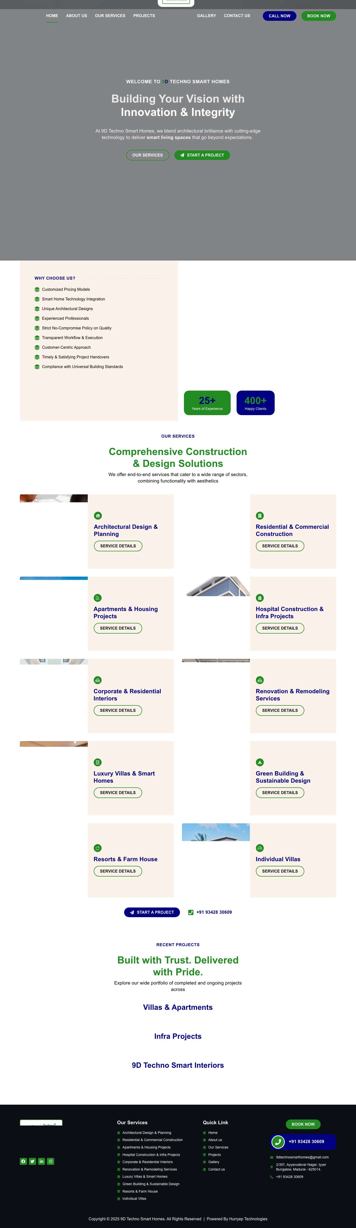 Home - 9dtechnohomes.com - Full Screenshot