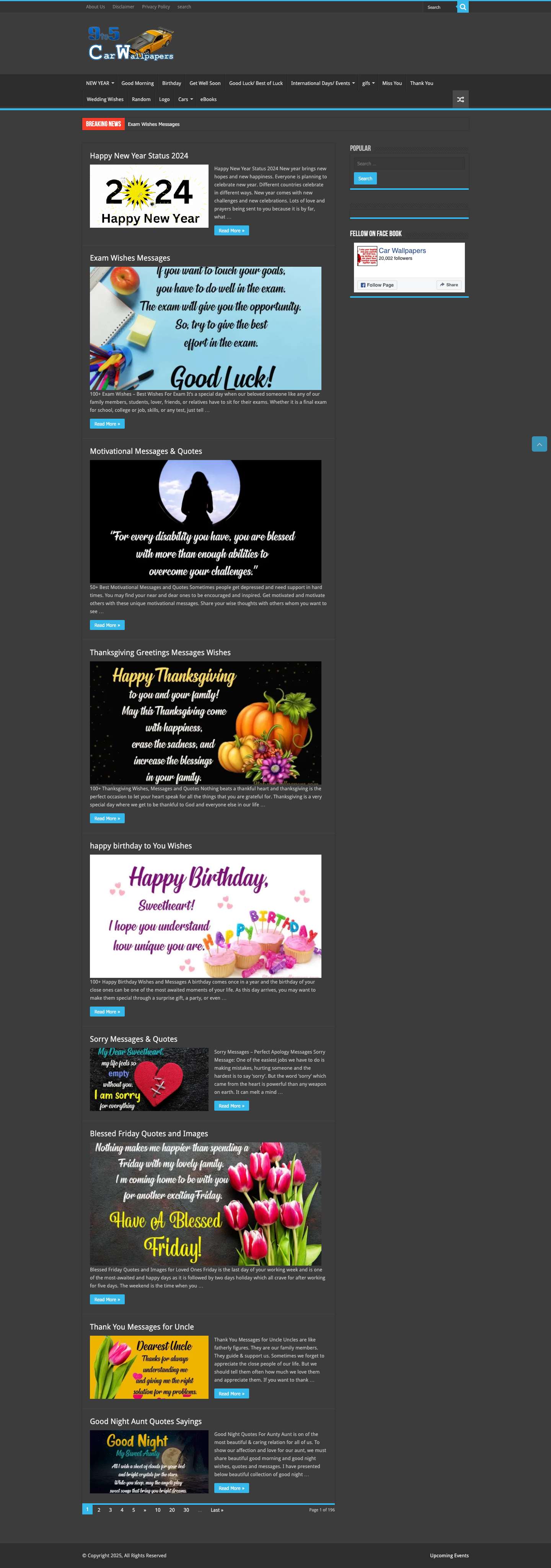 9to5 Car Wallpapers - Latest World Events Wishes, Quotes, Sayings Pics Images and Hd Wallpapers - Full Screenshot