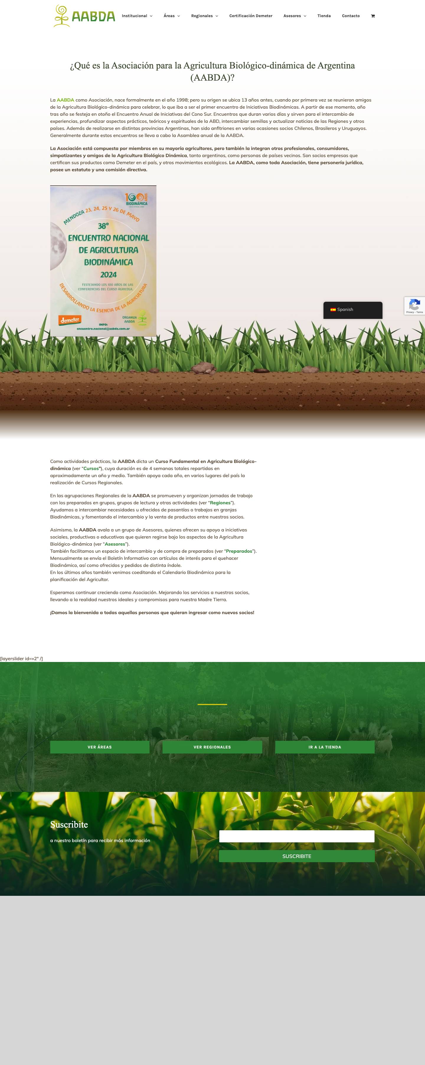 AABDA – Asociación para la Agricultura Biológico-dinámica de Argentina - Full Screenshot