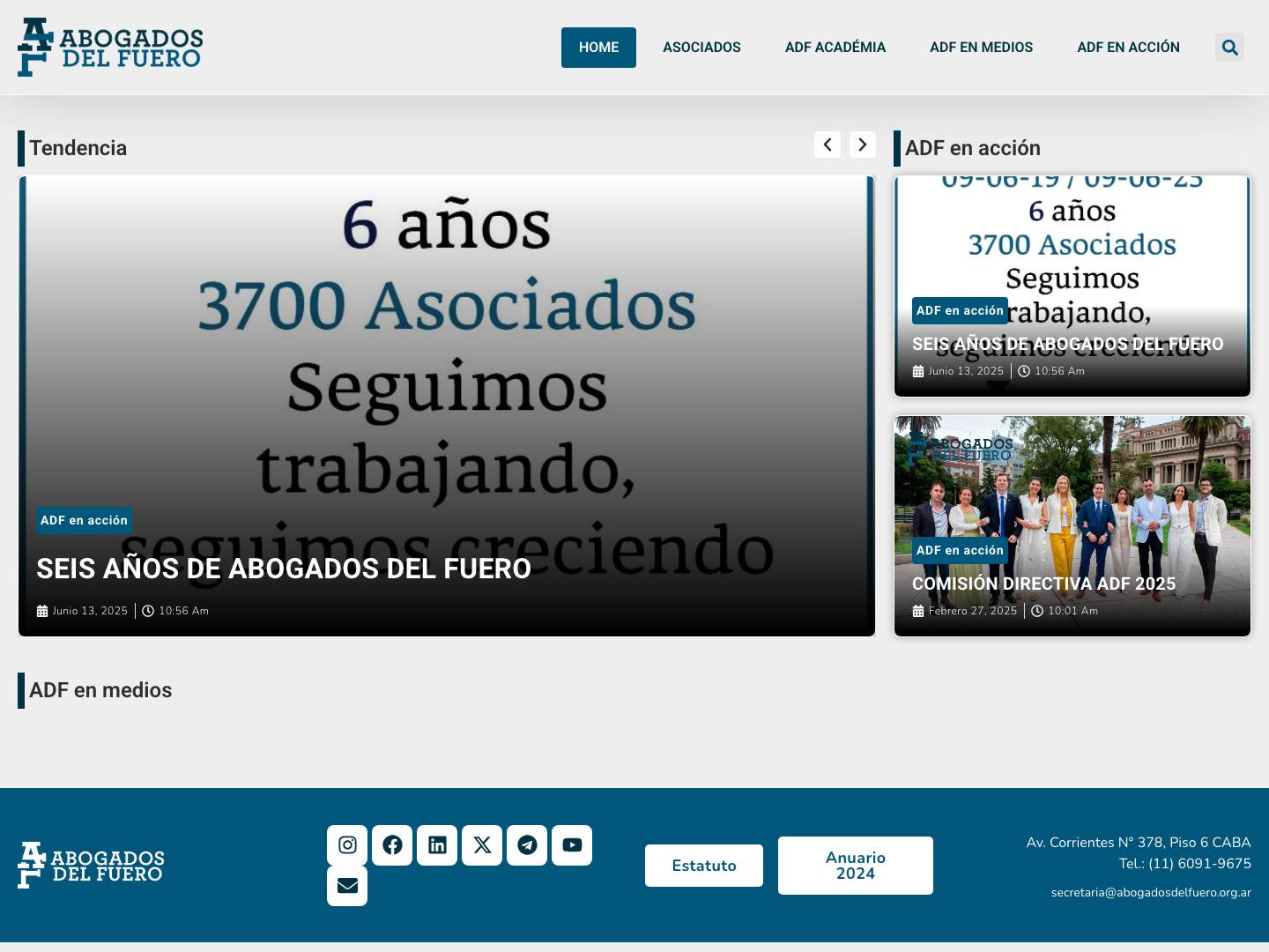 Abogados del fuero - Full Screenshot