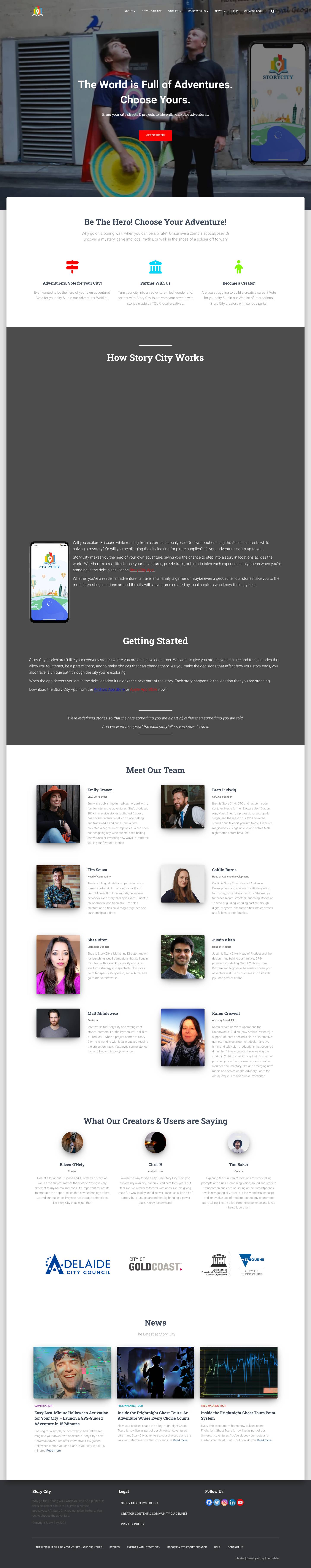 The World is Full of Adventures - Choose Yours – Story City - Full Screenshot