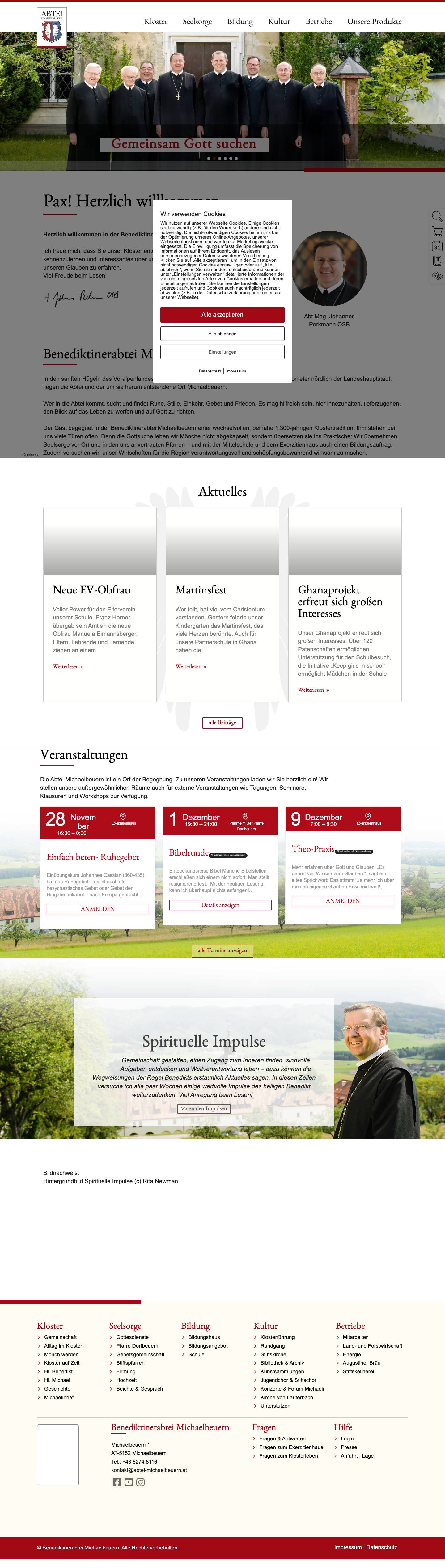 Abtei Michaelbeuern - Abtei Michaelbeuern - Full Screenshot