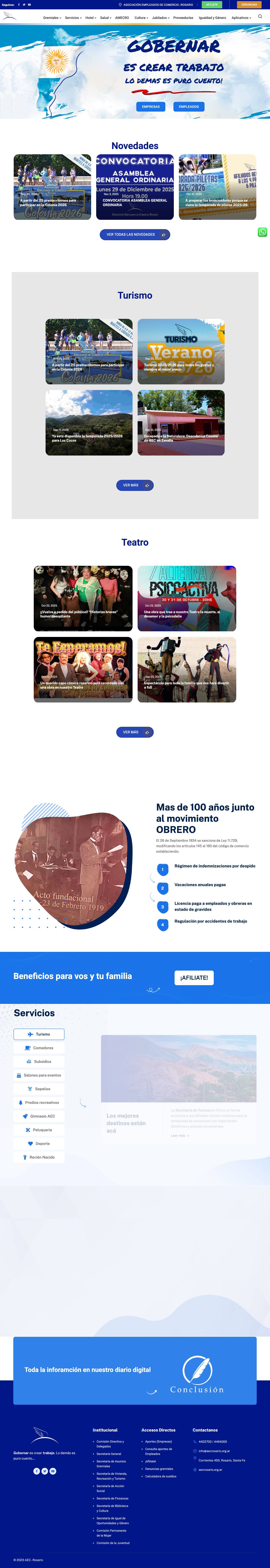 - AEC Rosario - Full Screenshot