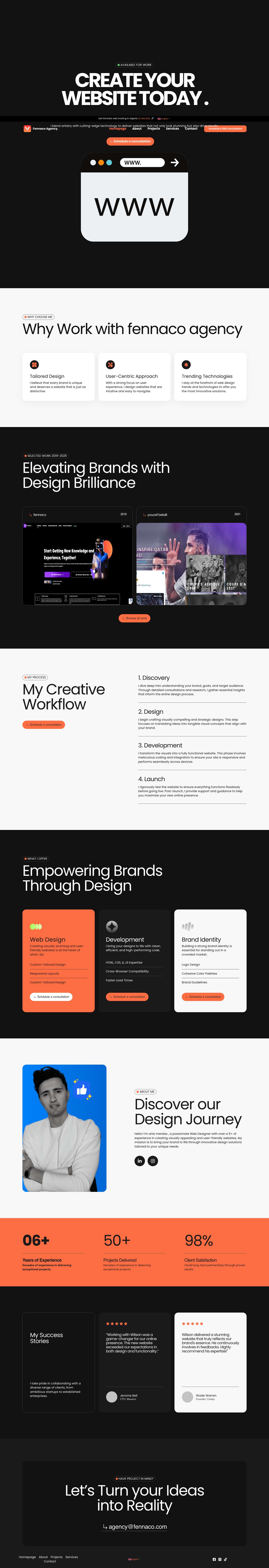 Home | Fennaco agency - Full Screenshot