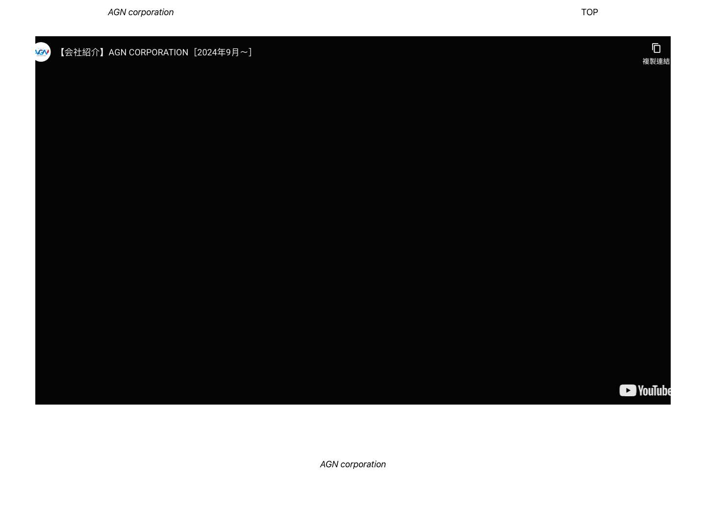 AGN corporation - Full Screenshot