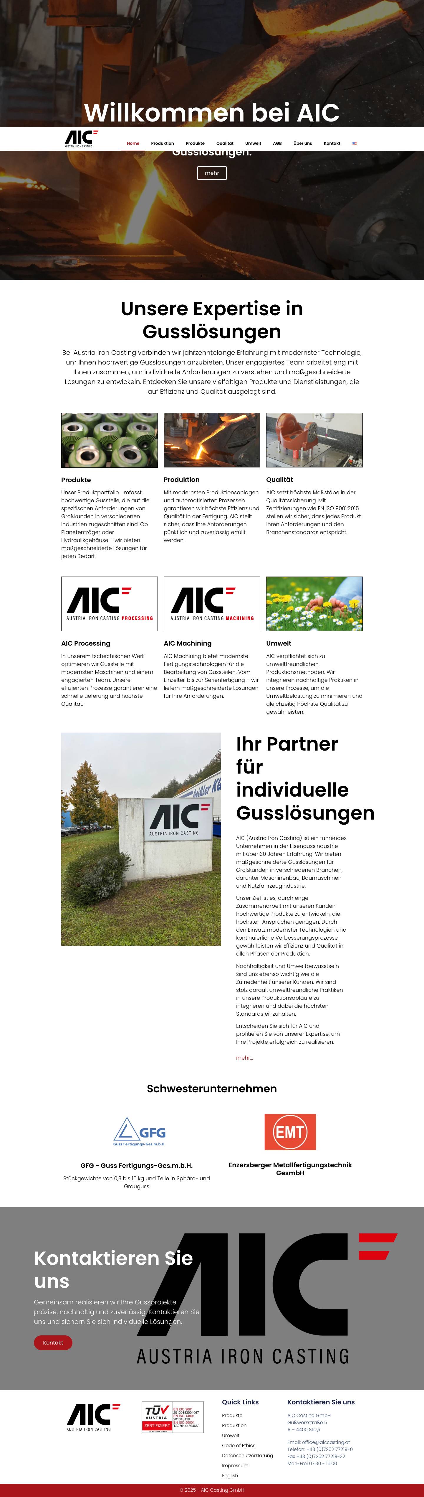 AIC – Austria Iron Casting - Full Screenshot