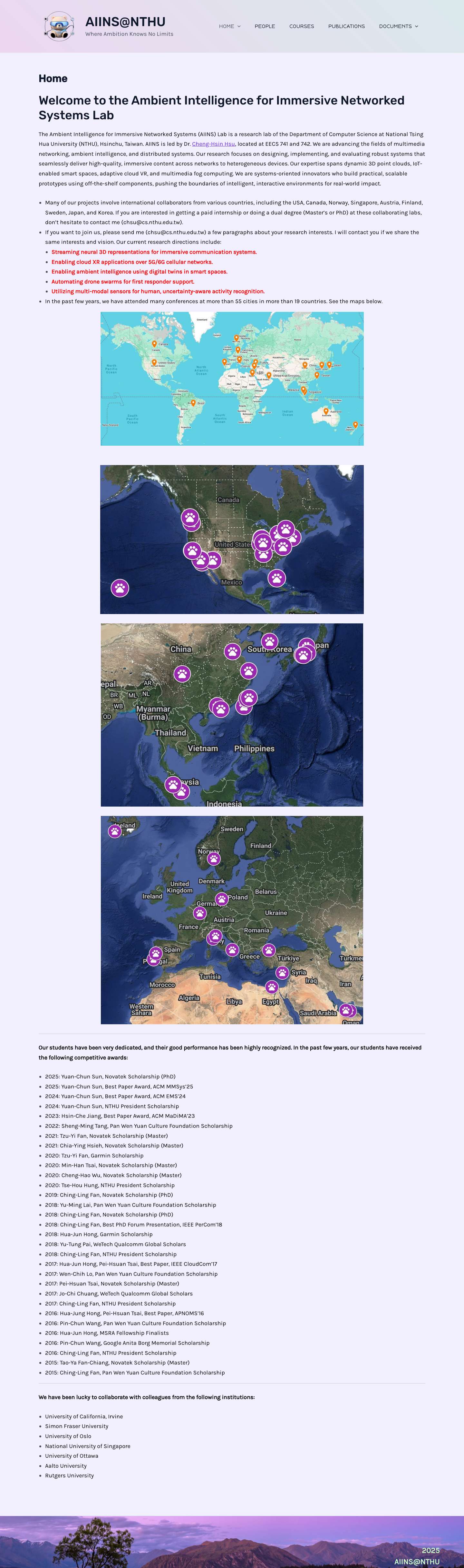 AIINS@NTHU – Where Ambition Knows No Limits - Full Screenshot