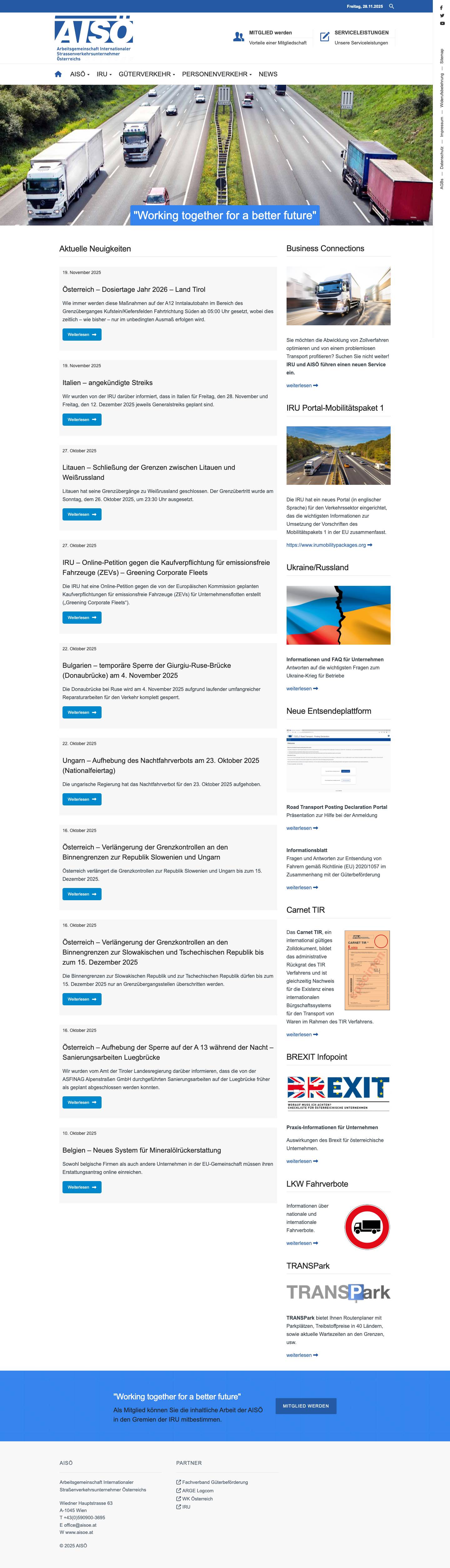 Home - AISÖ - Full Screenshot