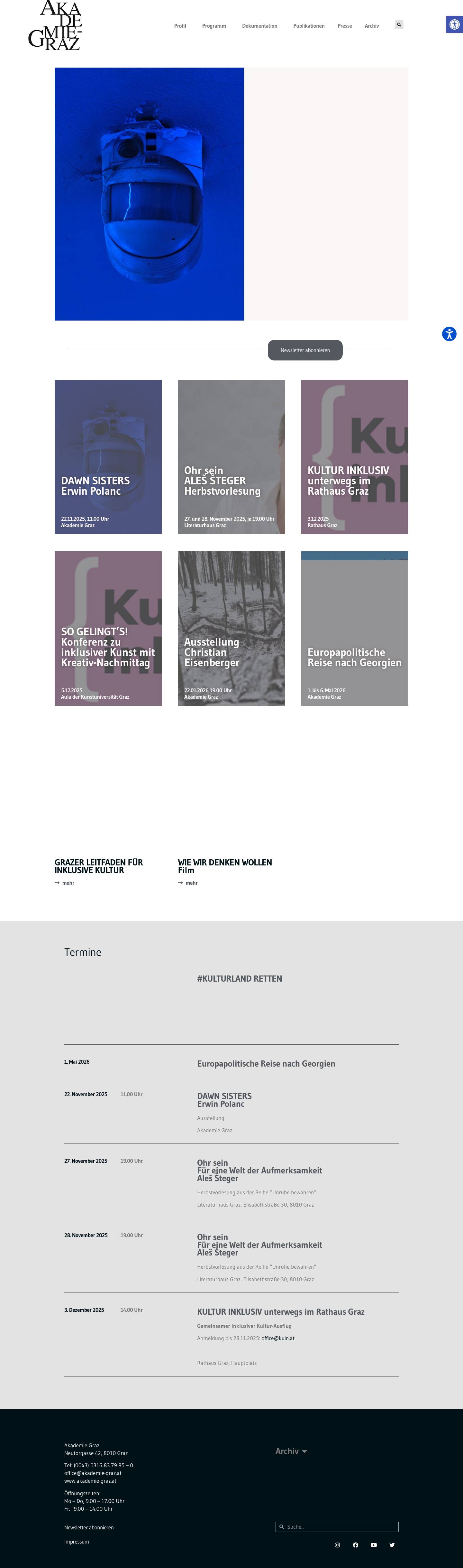 Akademie Graz - Full Screenshot