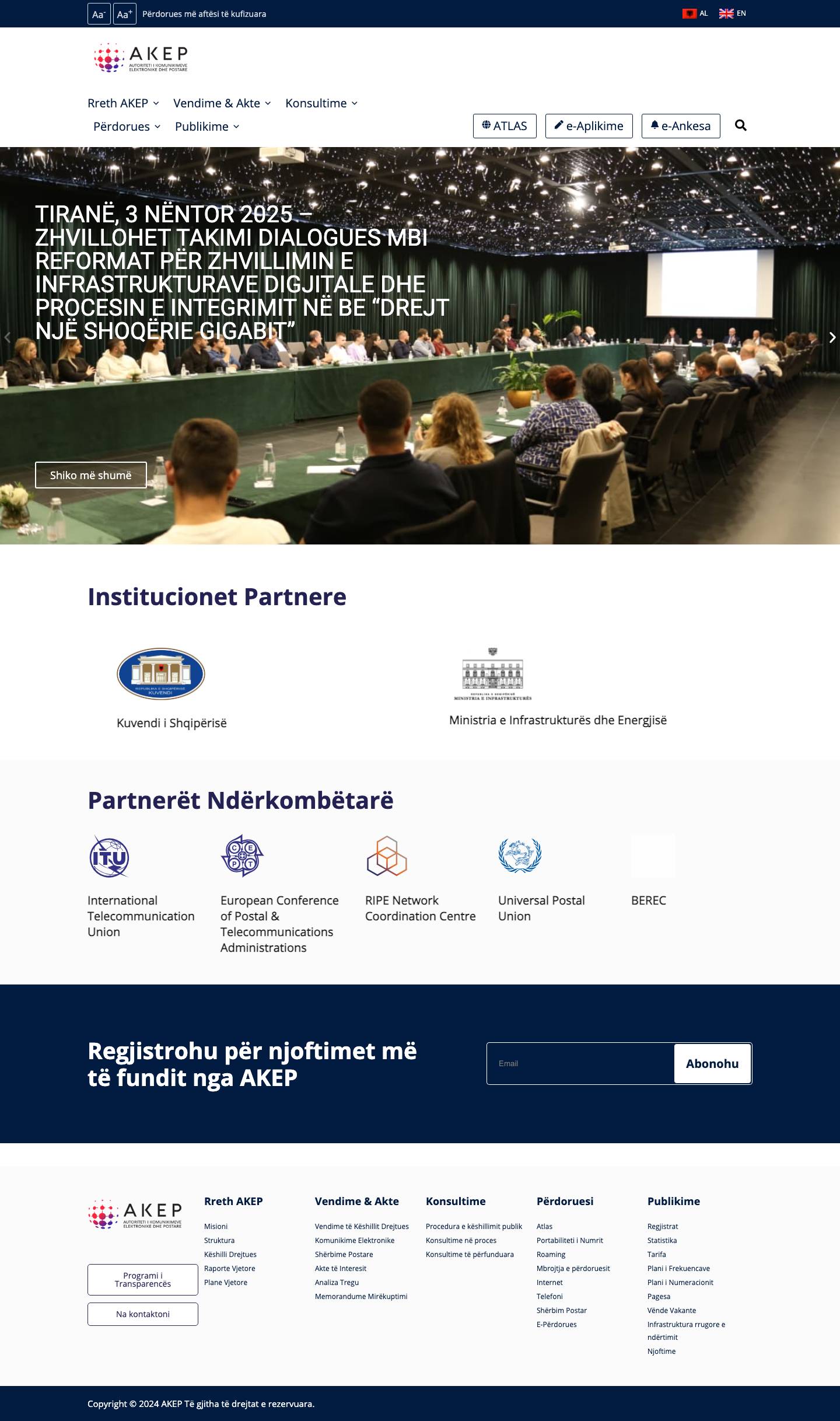 Faqja Kryesore - AKEPITUcept - Full Screenshot