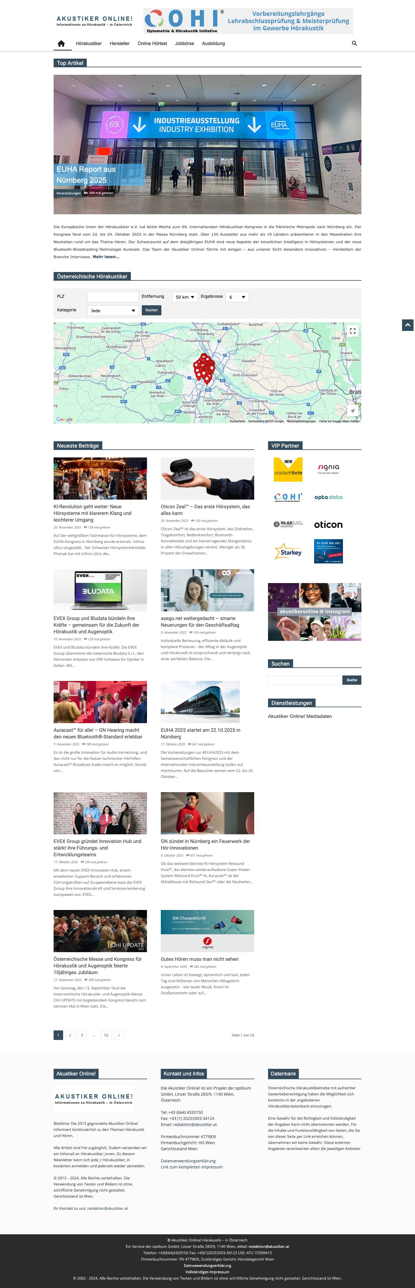 Home - Akustiker Online! - Full Screenshot