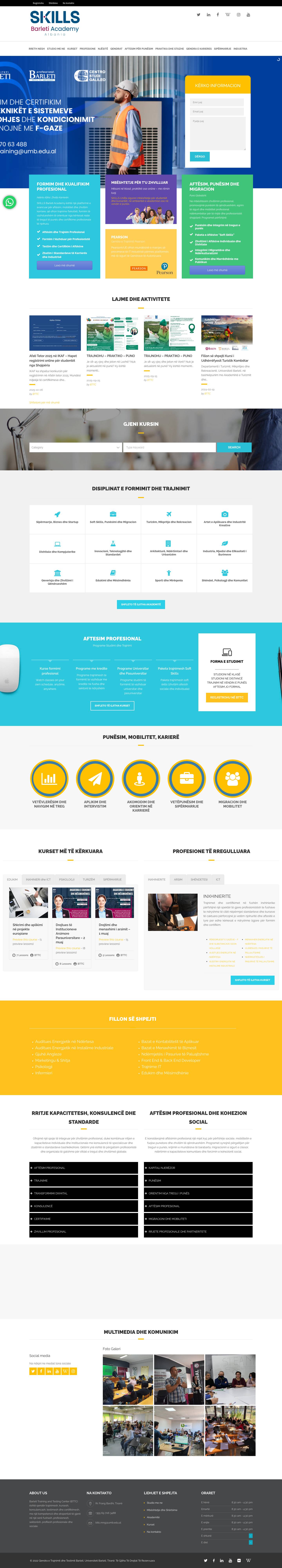 SKILLS – Barleti Academy – SKILLS – Barleti Academy - Full Screenshot