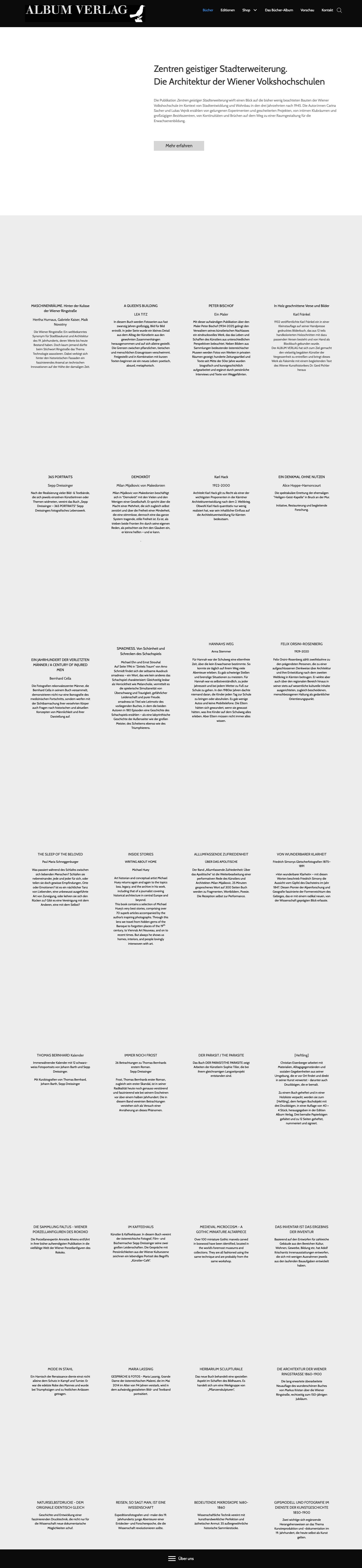 Album Verlag | https://www.albumverlag.at/ - Full Screenshot