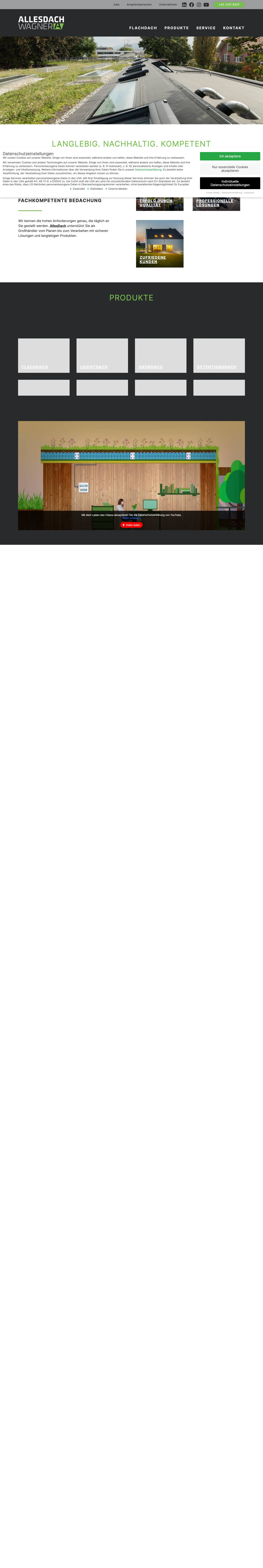 Allesdach Wagner - Ihr Partner für die fachkompetente Bedachung - Full Screenshot