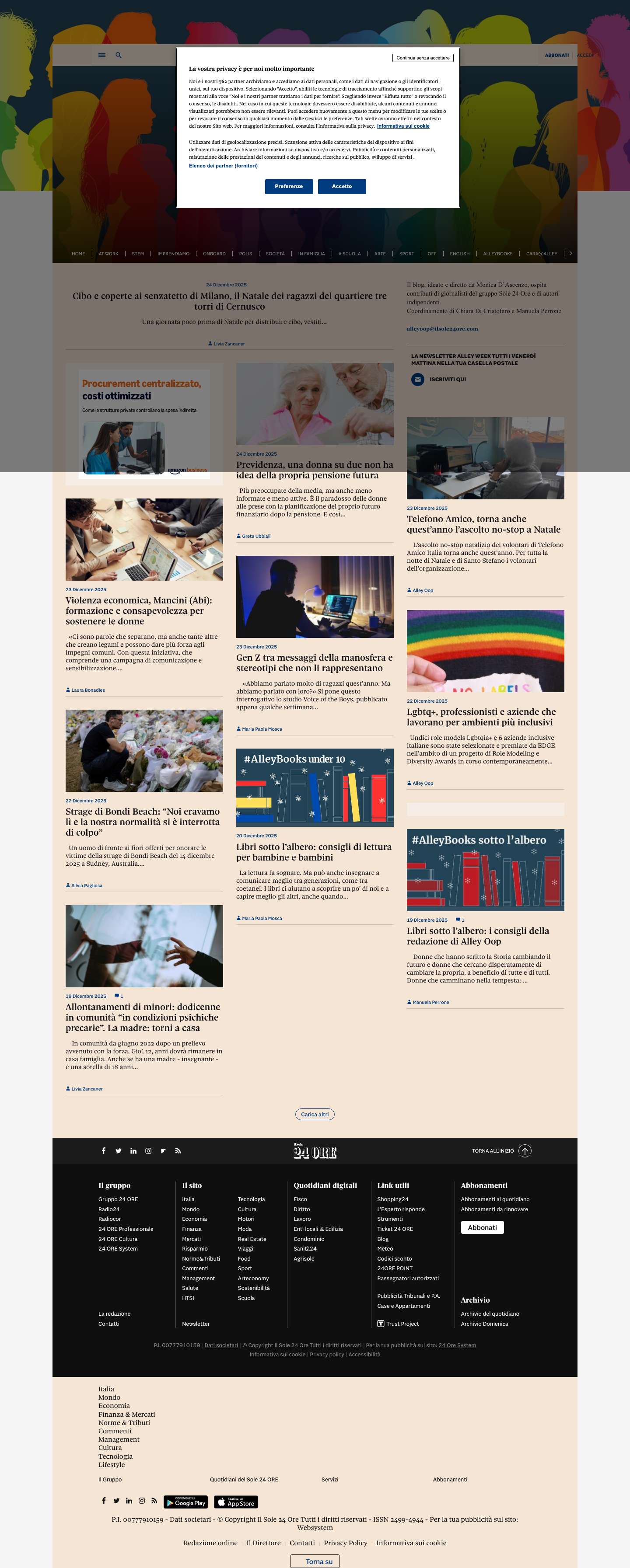 Alley Oop - ilSole24ORE Alley Oop - L’altra metà del Sole - Full Screenshot