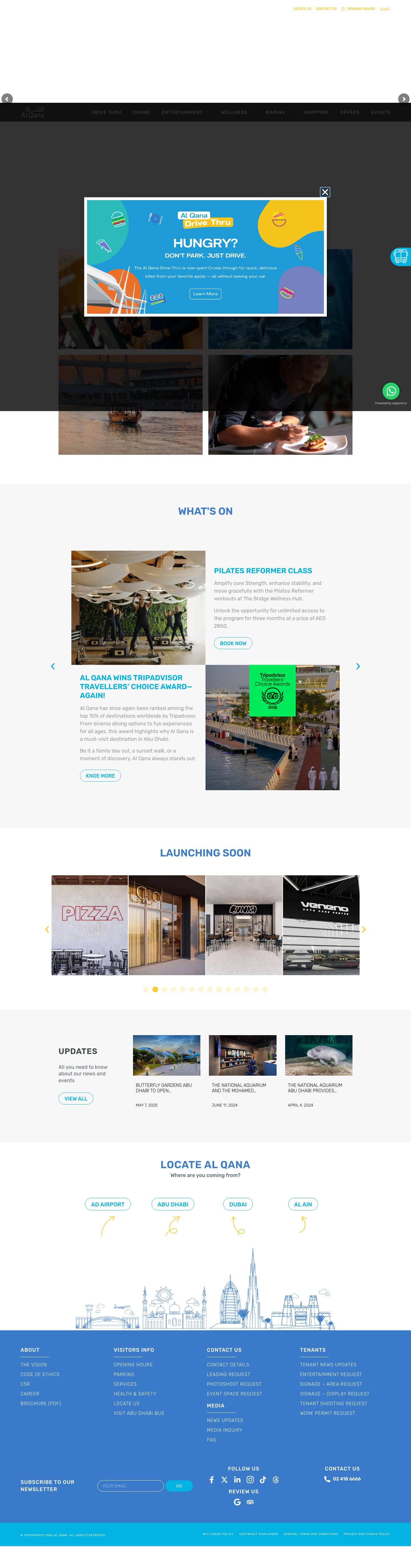 Home - alqana.ae - Full Screenshot
