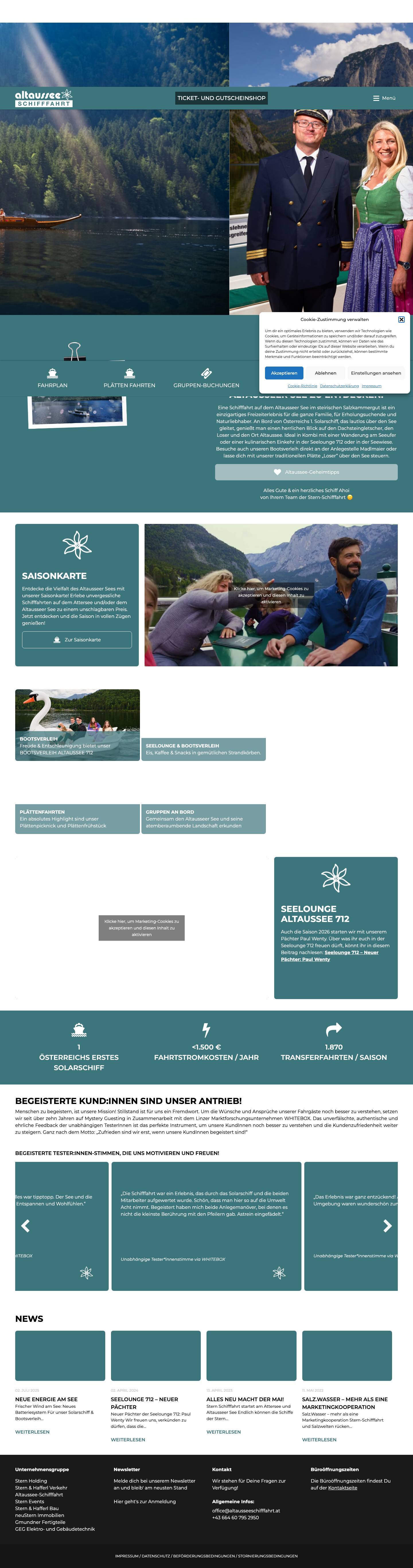 Altaussee-Schifffahrt | - Full Screenshot