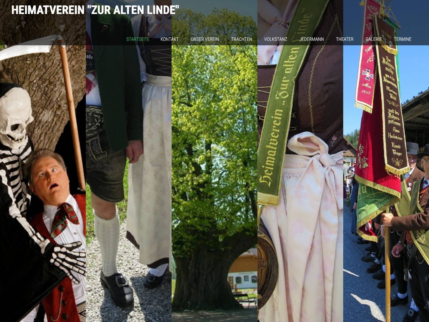 Heimatverein "Zur Alten Linde" - Full Screenshot