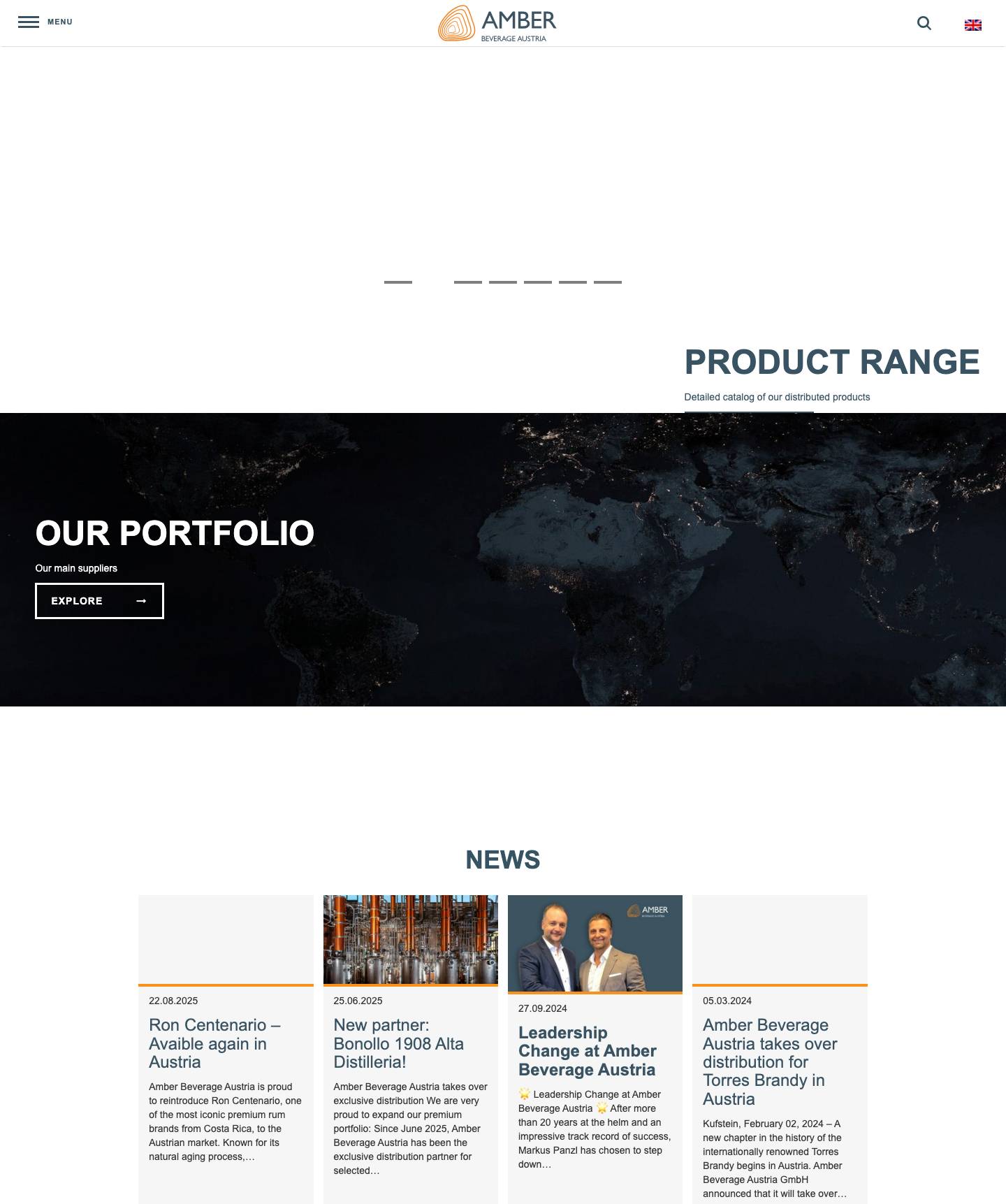 | Amber Beverage Austria - Full Screenshot