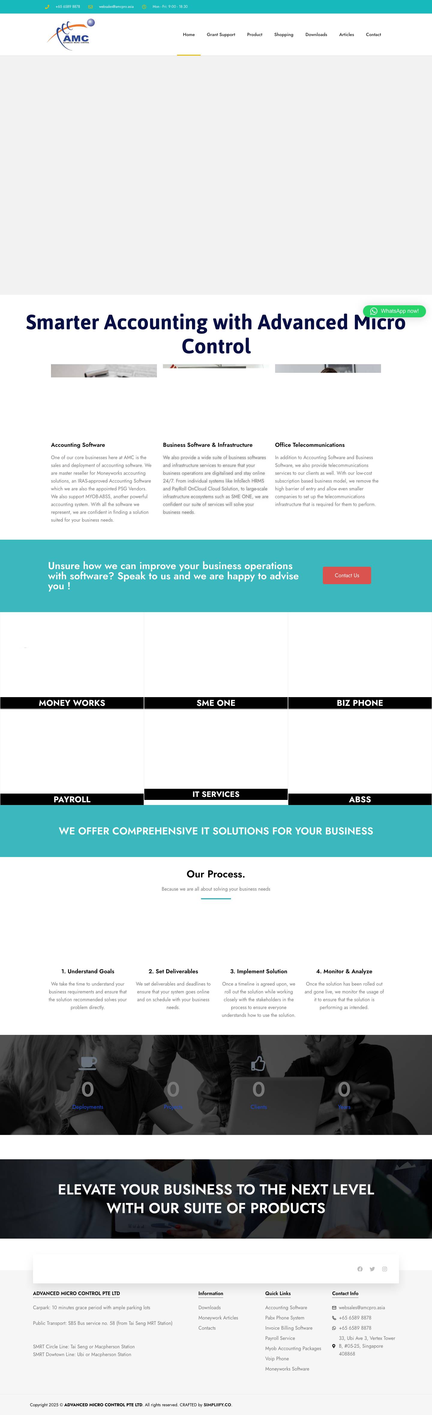 MoneyWorks Accounting Software in Singapore | AMC Pro Asia - Full Screenshot
