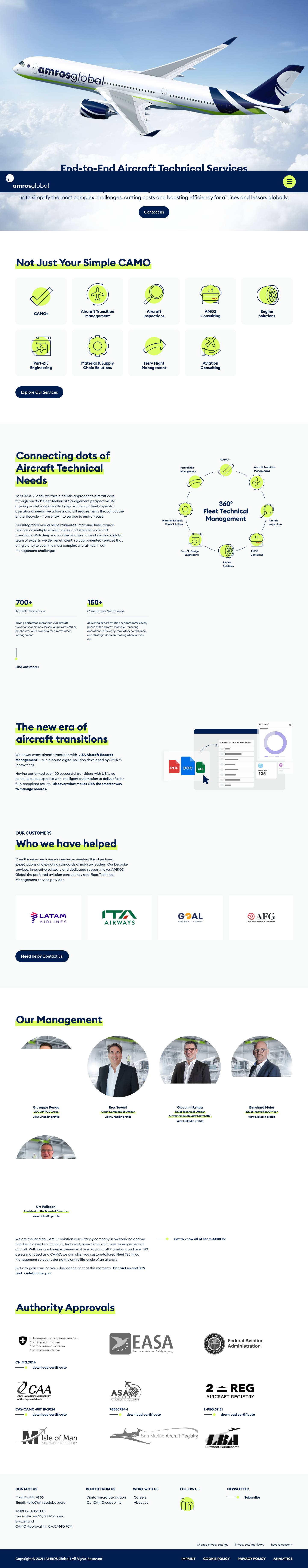 AMROS Global – expect more. - Full Screenshot