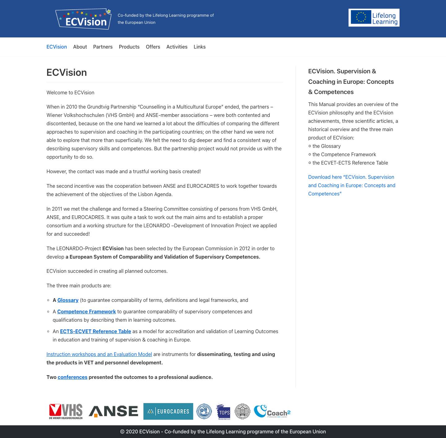 Co-funded by the Lifelong Learning programme of the European Union - Full Screenshot