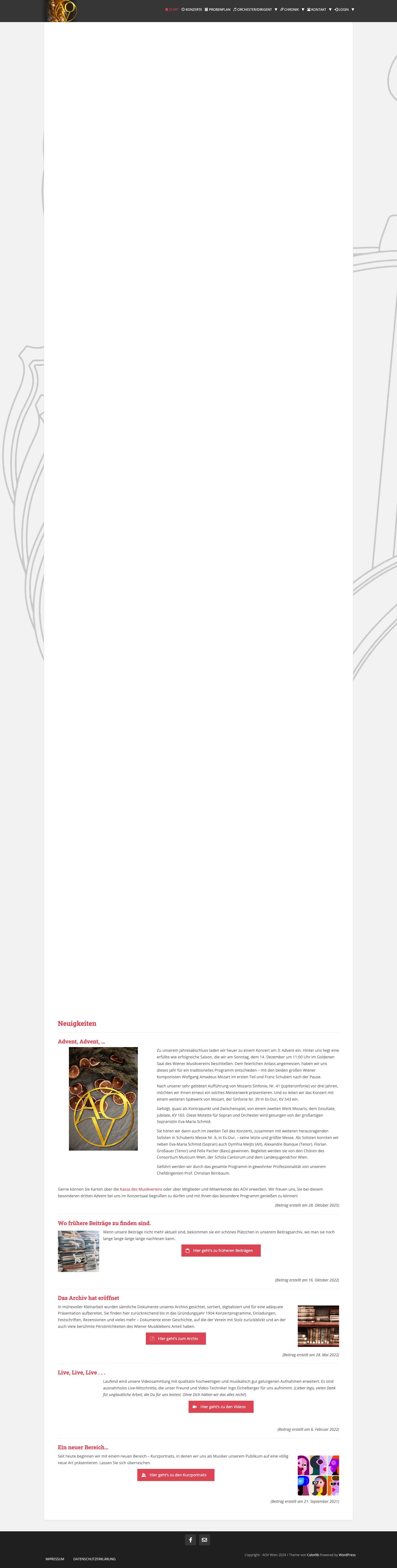 Willkommen - AOV - Full Screenshot