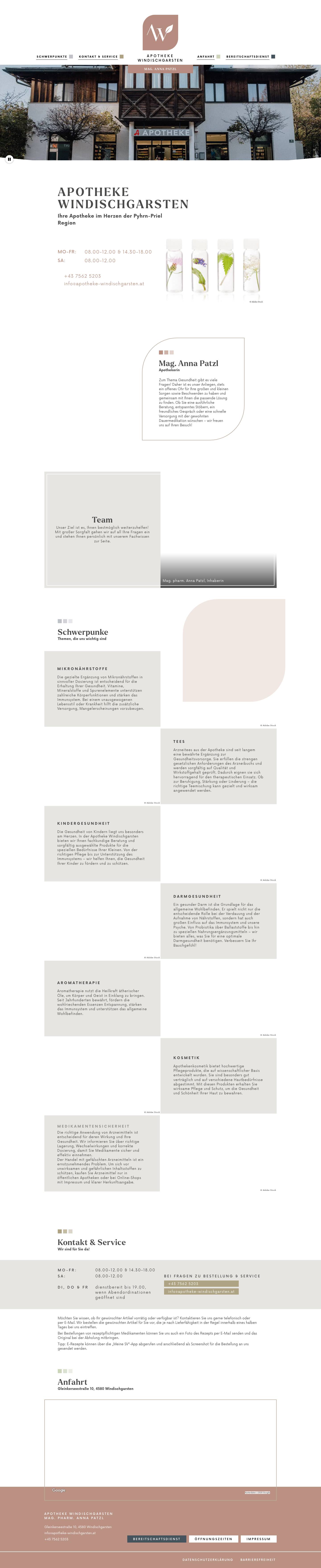 Apotheke Windischgarsten - Full Screenshot