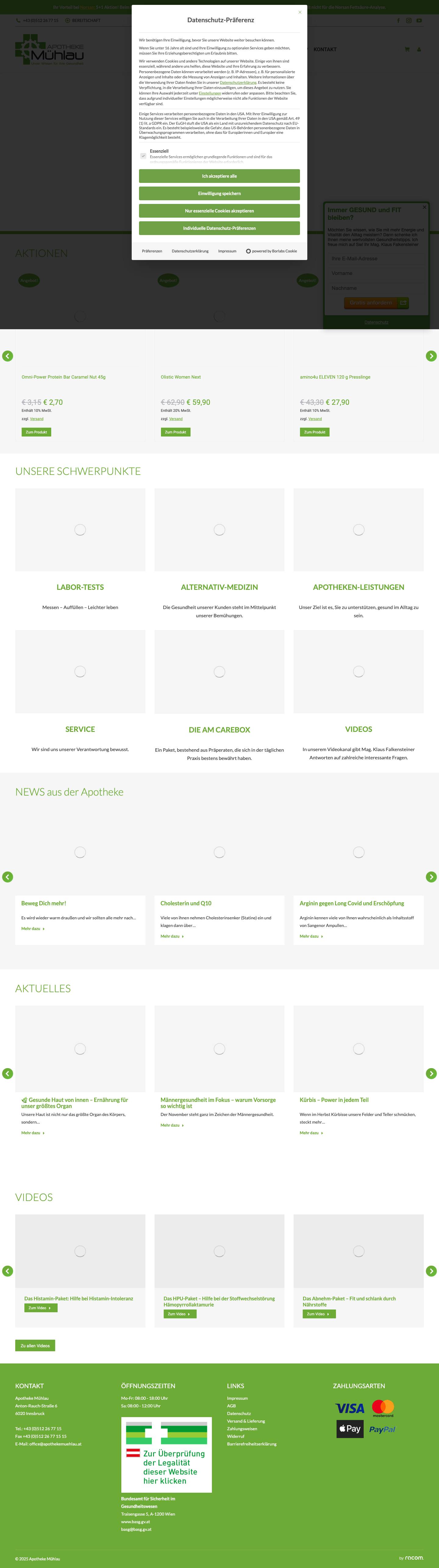 Apotheke Mühlau | Apotheke Mühlau - Full Screenshot