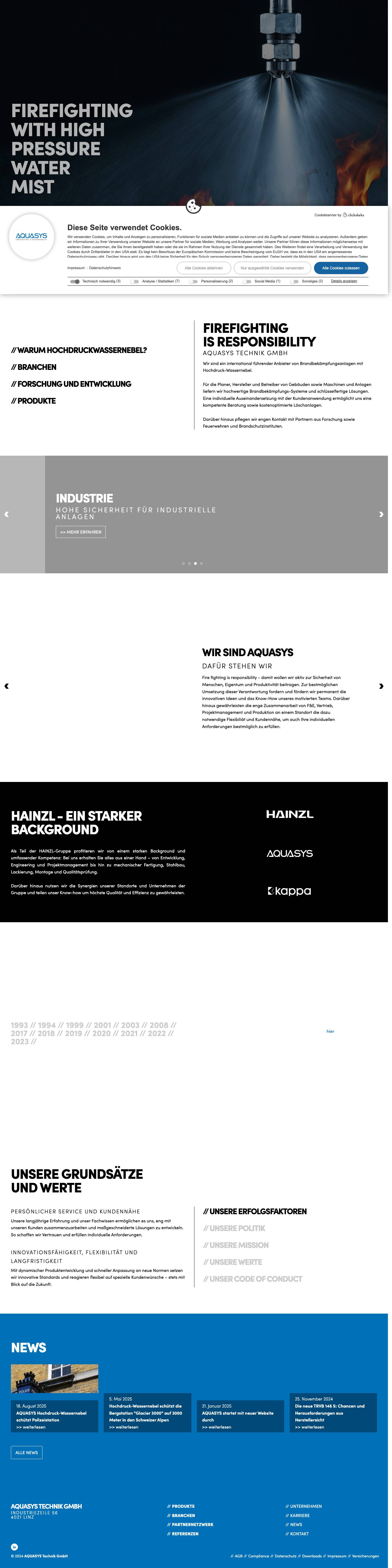 Innovative Brandschutzsysteme mit Hochdruck-Wassernebel | AQUASYSsearchclosearrow-circle-o-downchevron-leftchevron-rightglobelinkedinangle-double-leftangle-double-rightangle-double-upellipsis-vcrosschevron-down - Full Screenshot