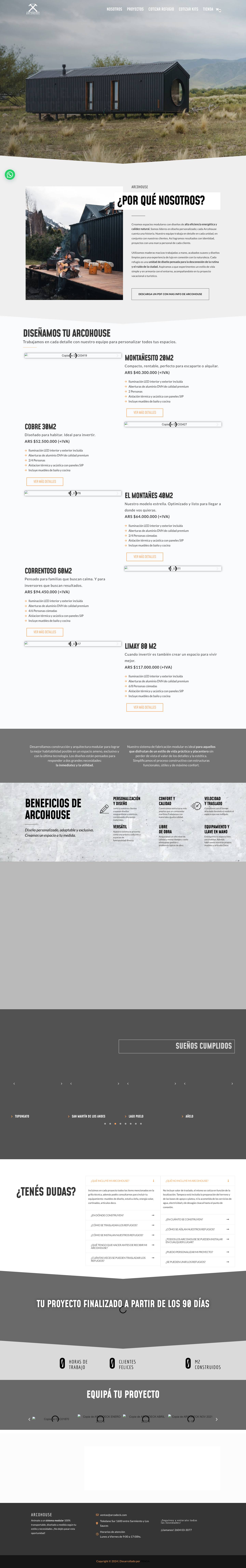 Home - Arcohouse - arcohouse.com.ar - Full Screenshot