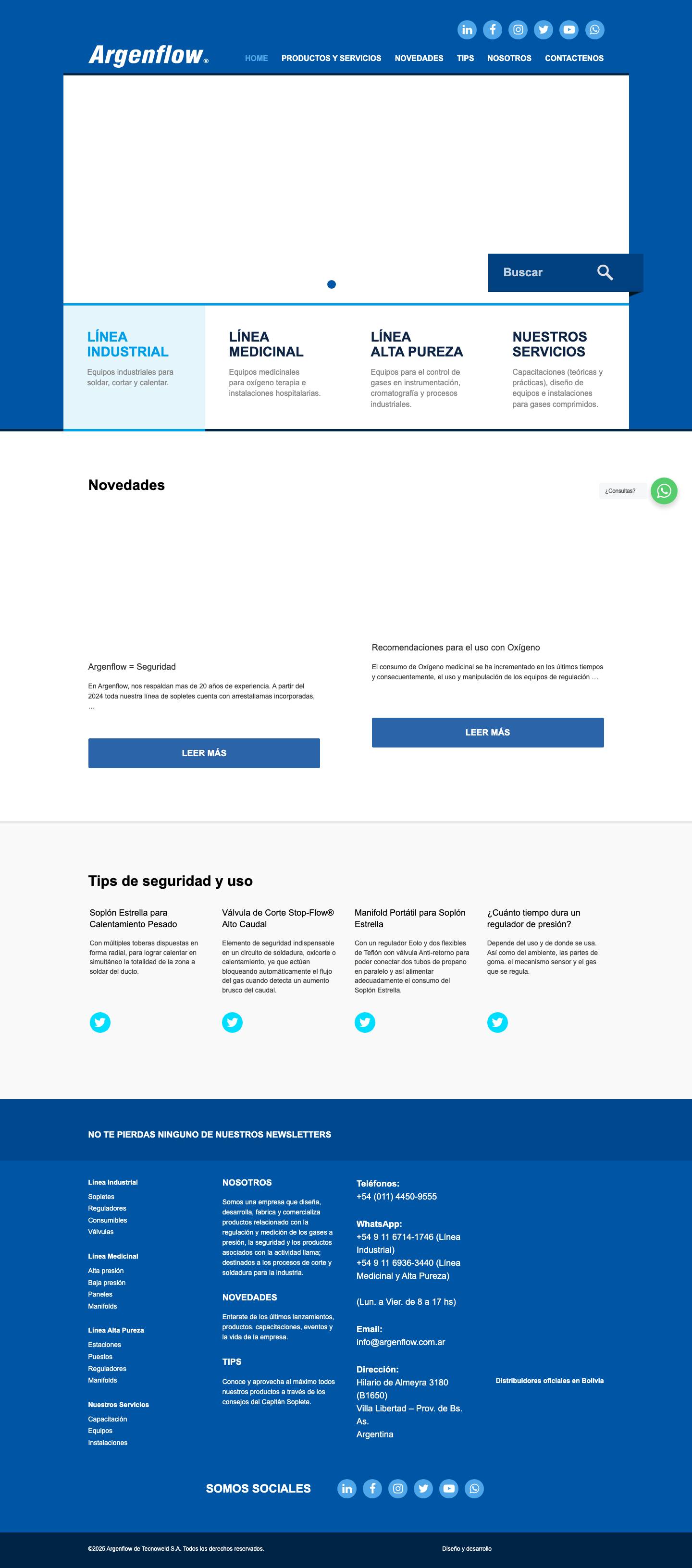 Home - Argenflow - Full Screenshot
