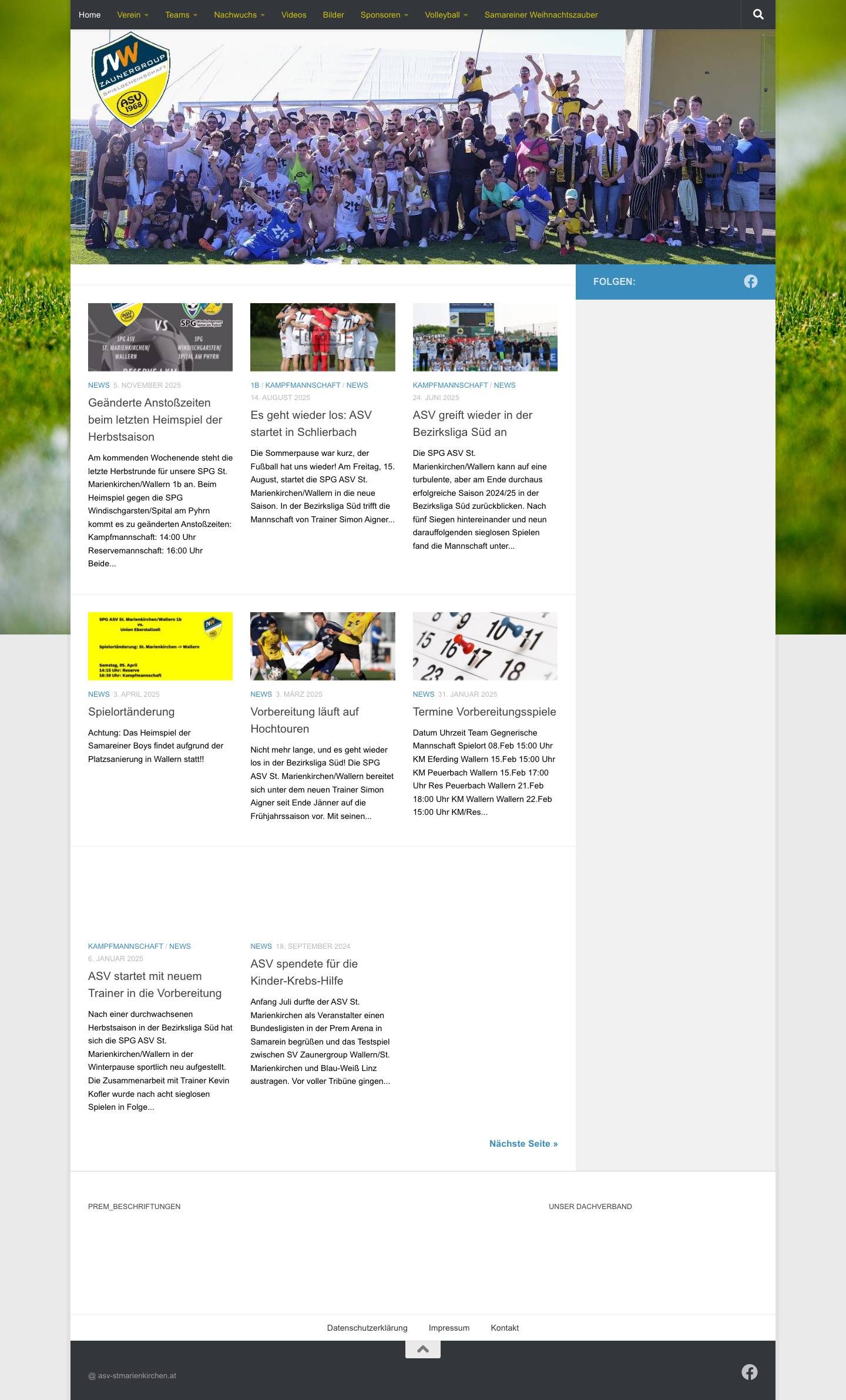 ASV St. Marienkirchen an der Polsenz - - Full Screenshot