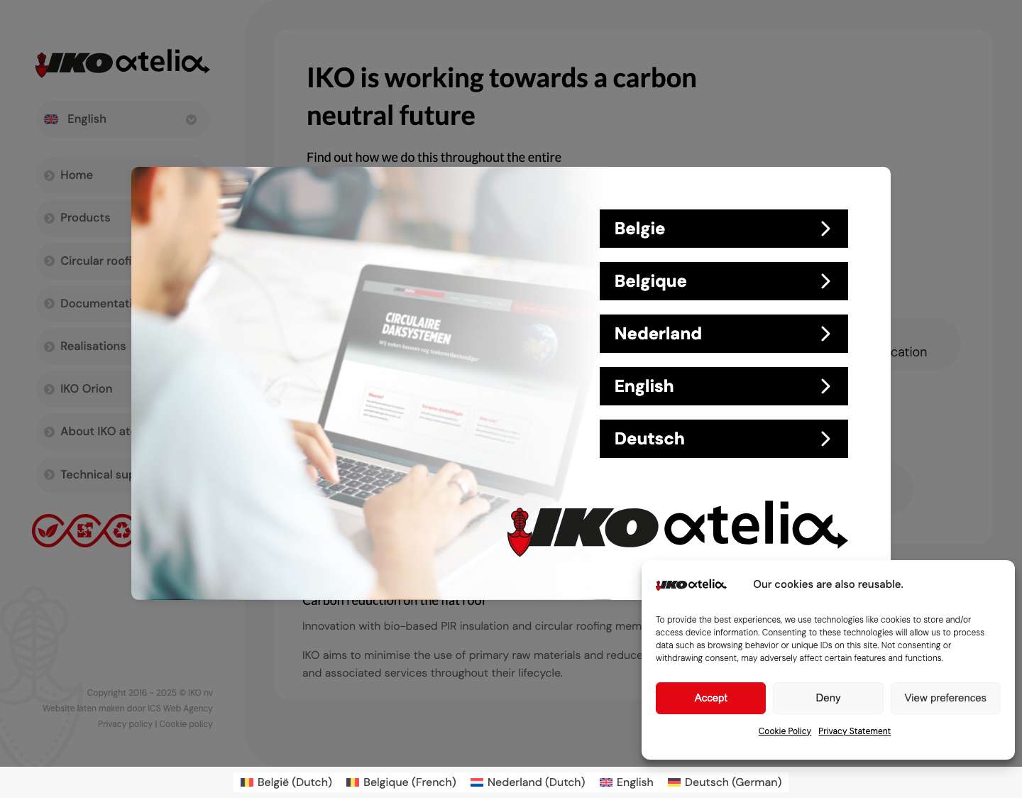 Home - IKO Atelia - Full Screenshot