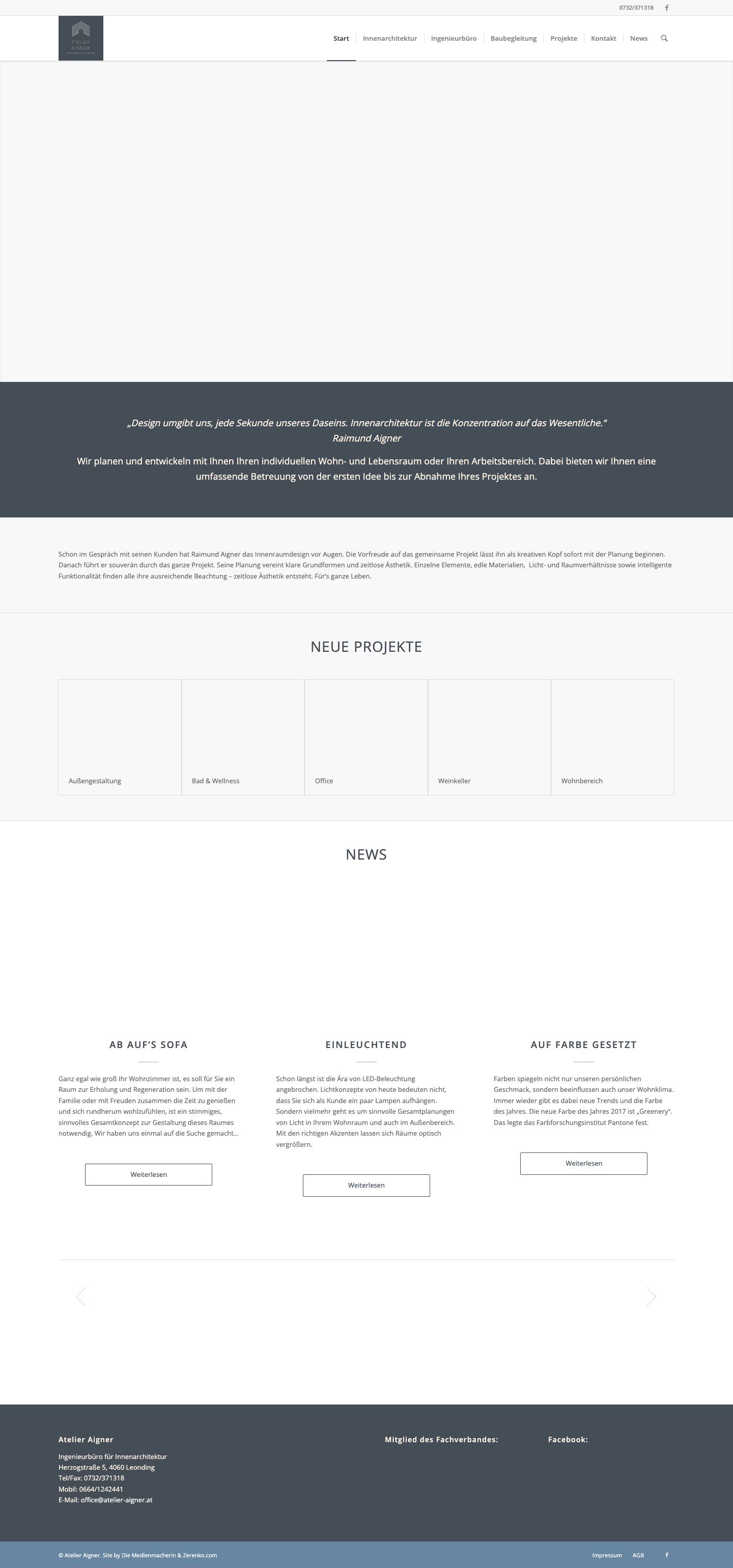 Start - Atelier Aigner - Full Screenshot