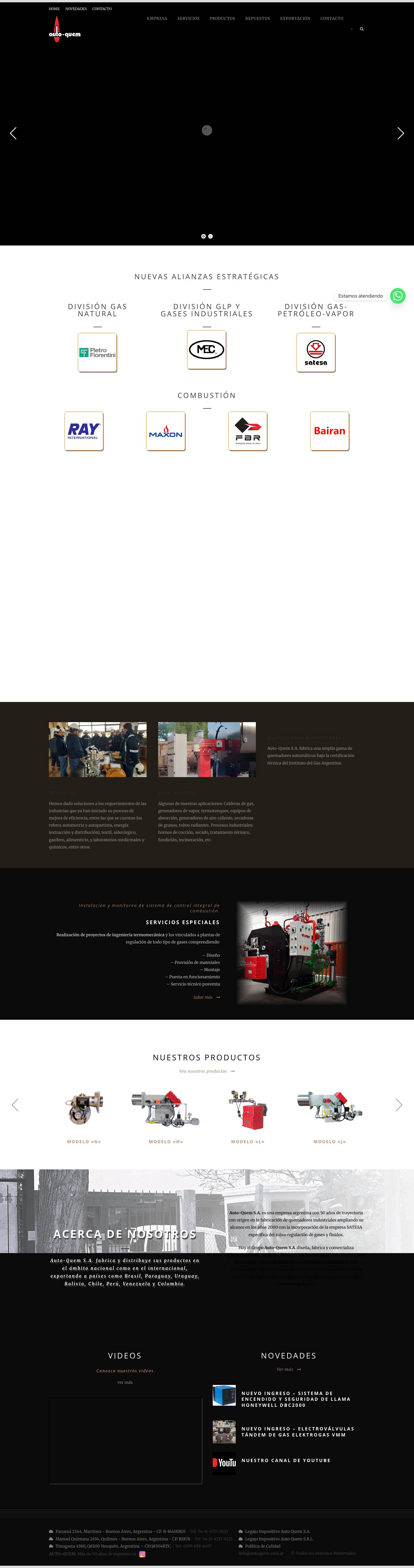 Auto Quem S.A - Full Screenshot