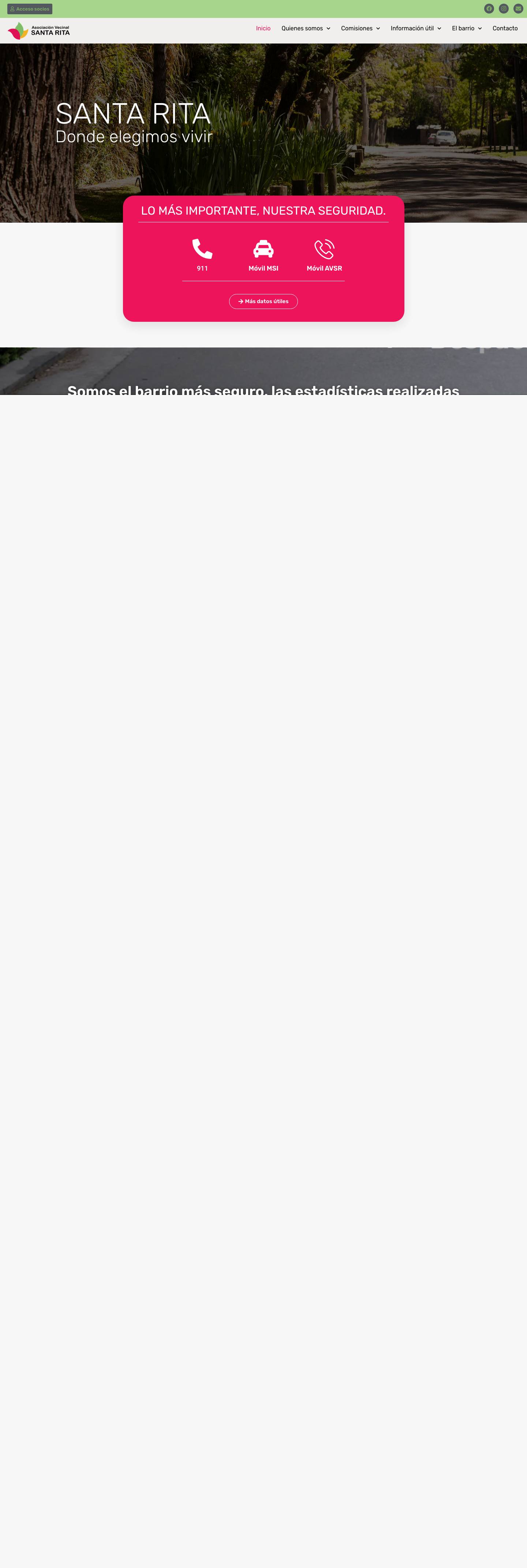 AVSR home - AVSR.org.ar - Full Screenshot