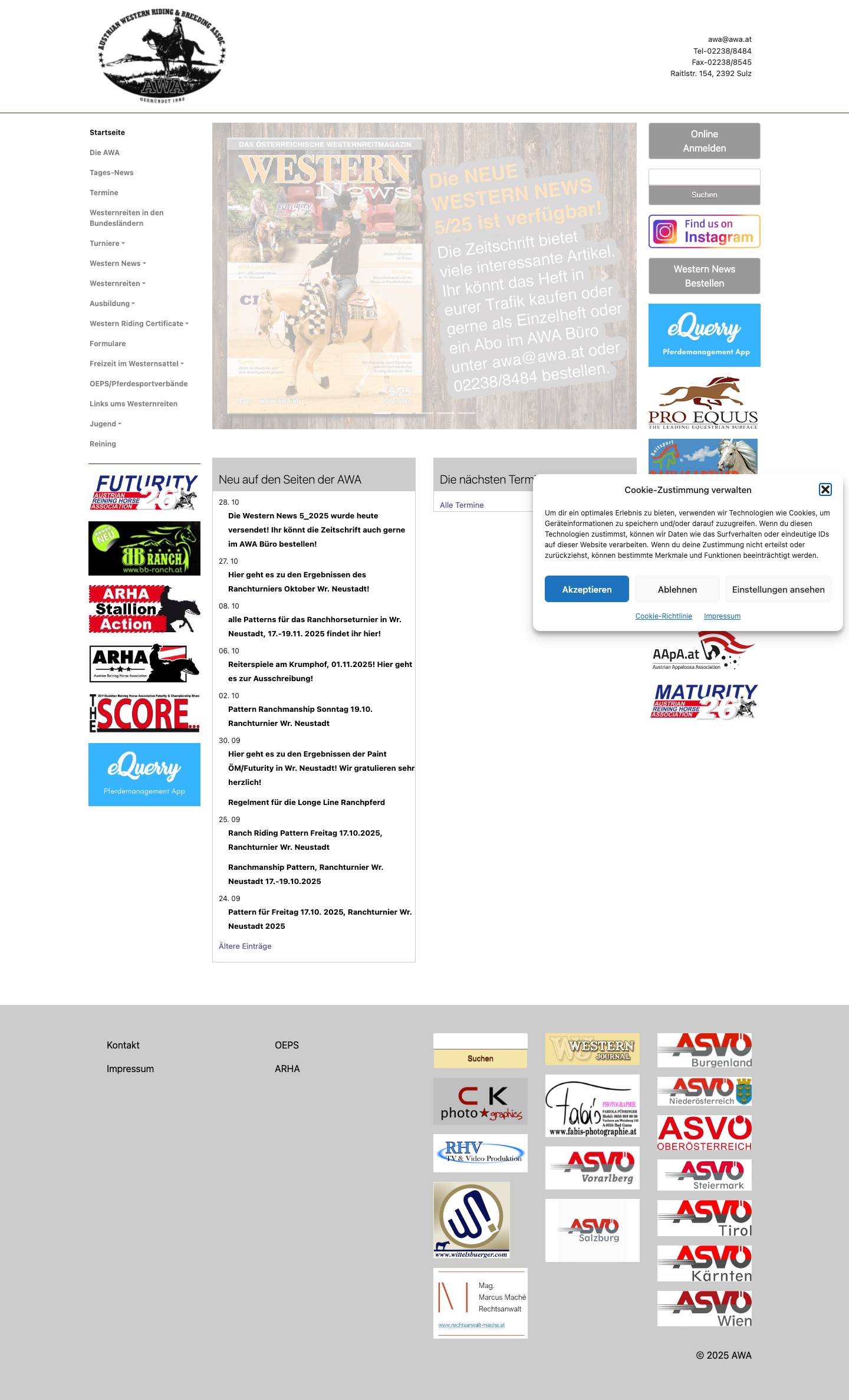 Startseite - awa - Full Screenshot