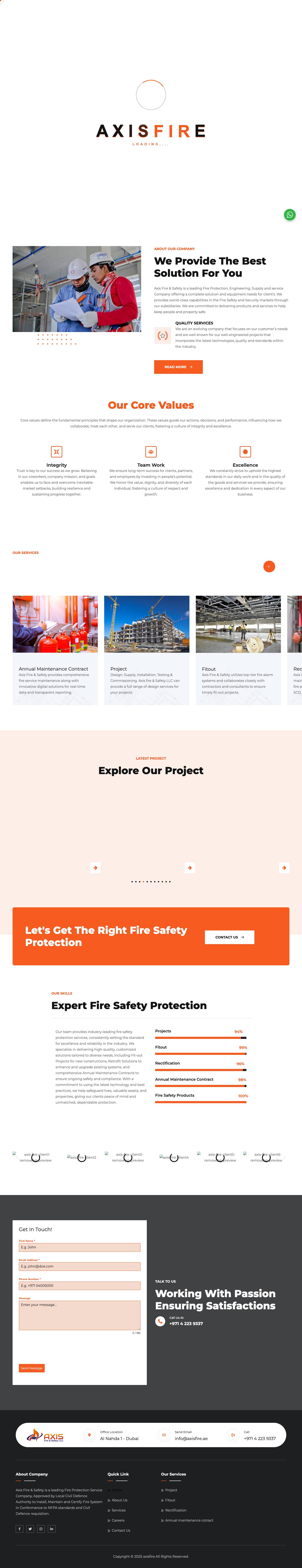 axis fire - Full Screenshot