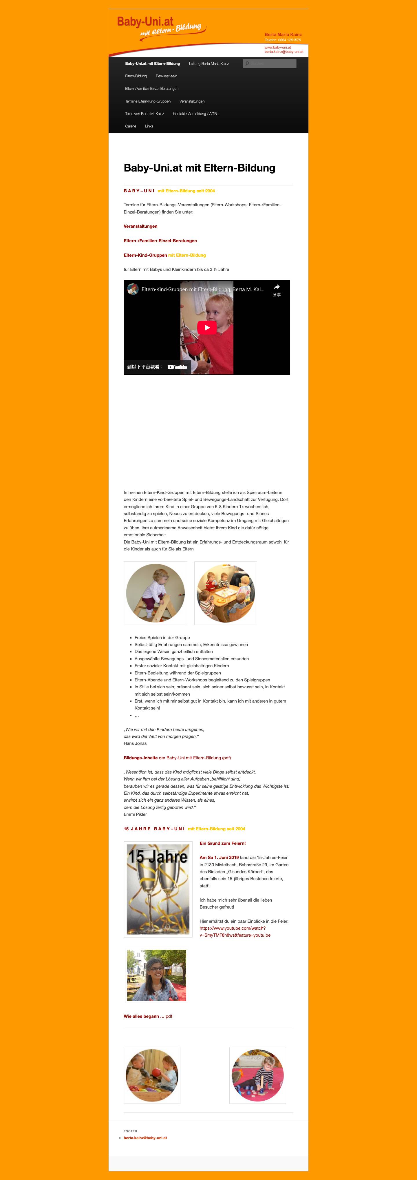 Baby Uni | Spielraum für Bewegung und selbst-initiiertes Entdecken - Full Screenshot