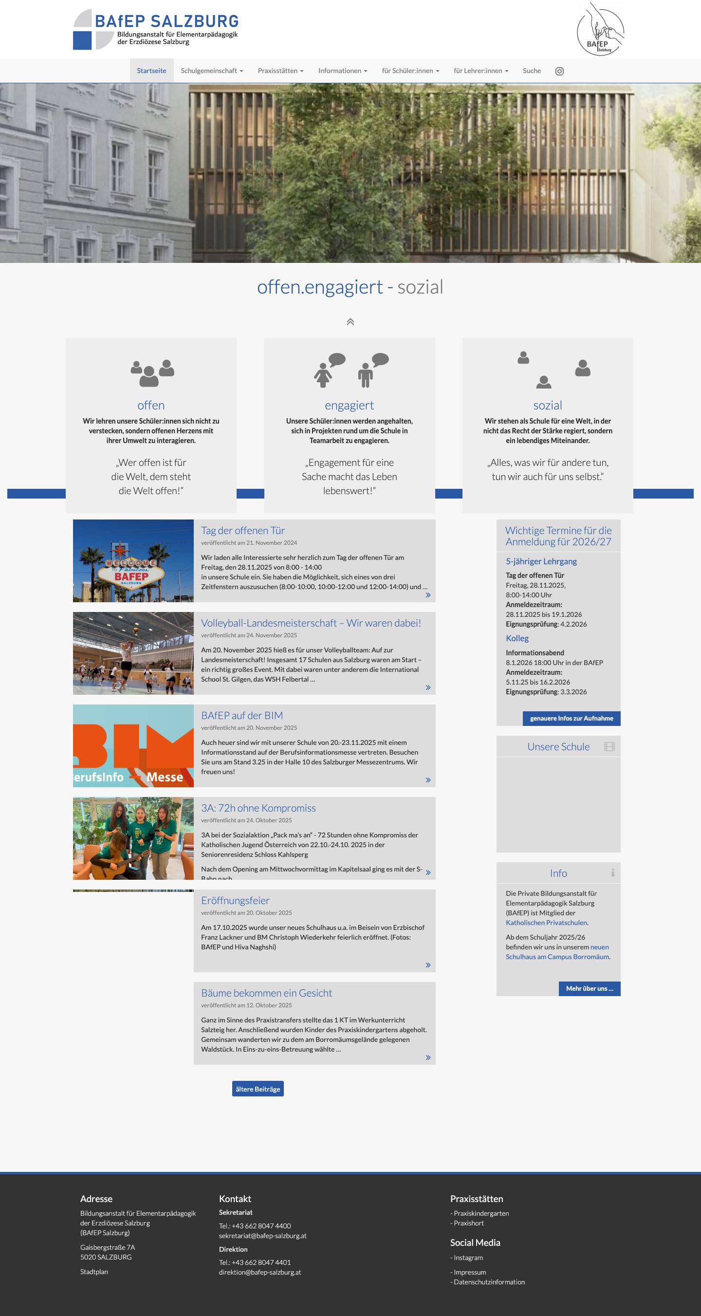 BAfEP Salzburg - Full Screenshot