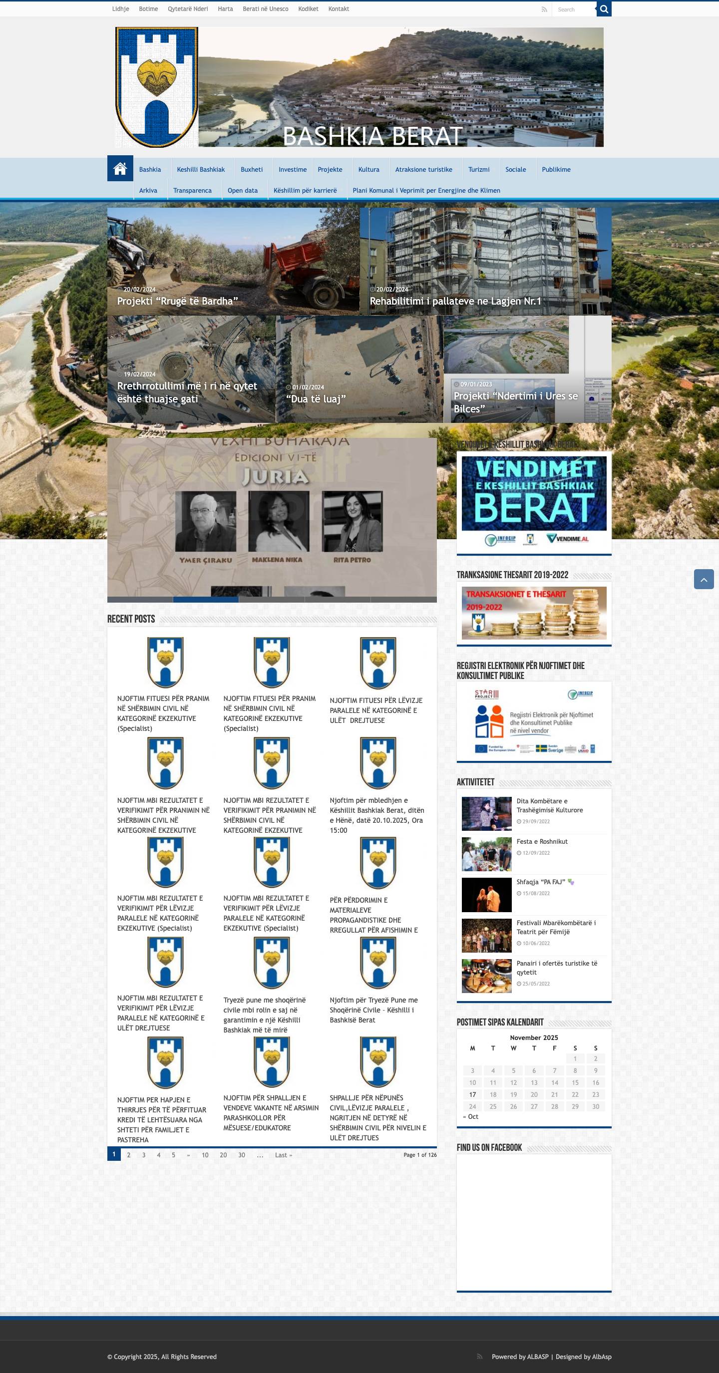 Bashkia Berat - Full Screenshot