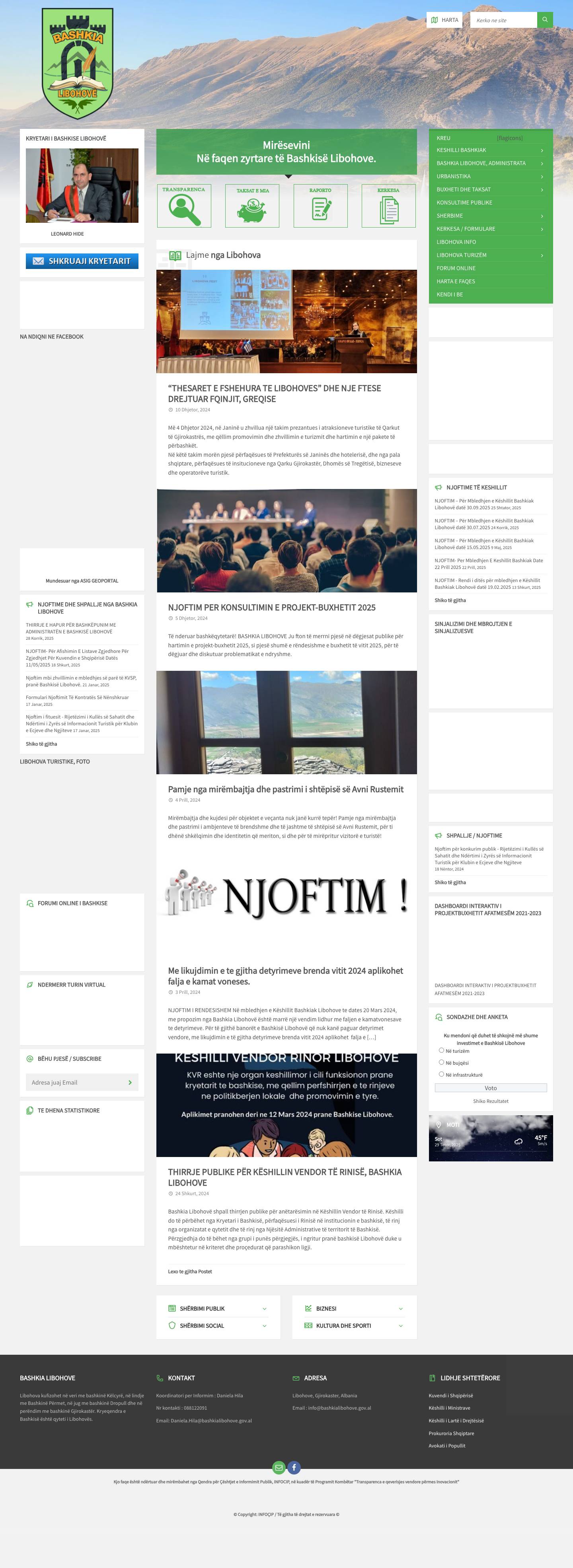 Bashkia Libohove - Full Screenshot