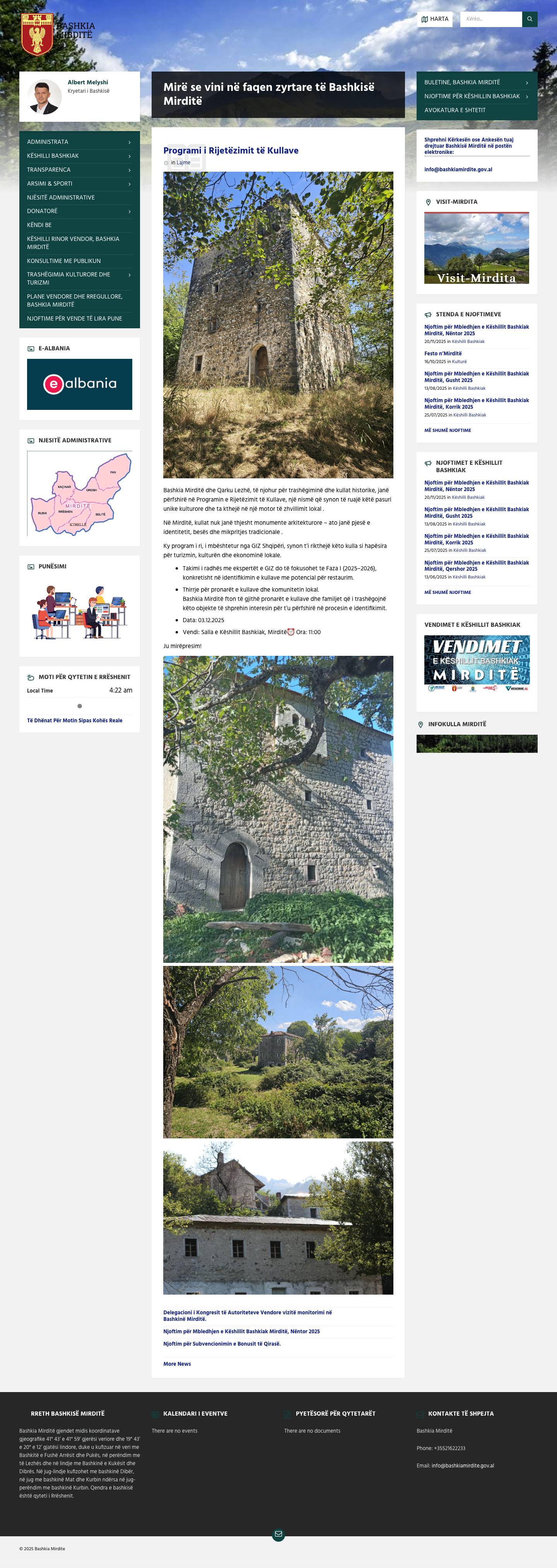 Bashkia Mirdite - Full Screenshot