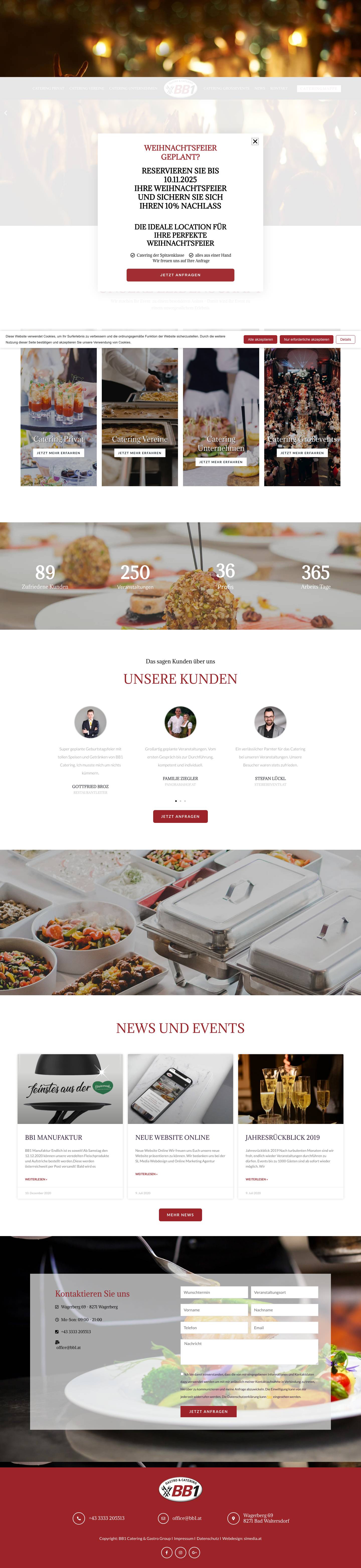 BB1 CATERING - Full Screenshot