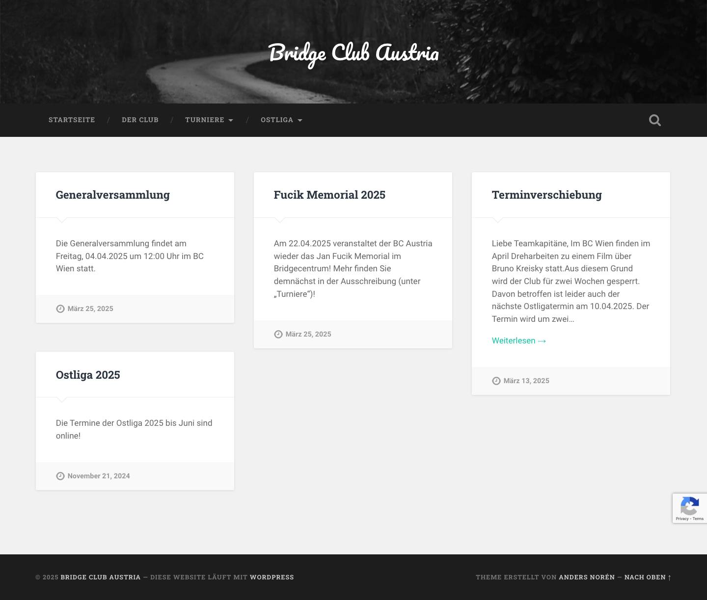 Bridge Club Austria - Full Screenshot