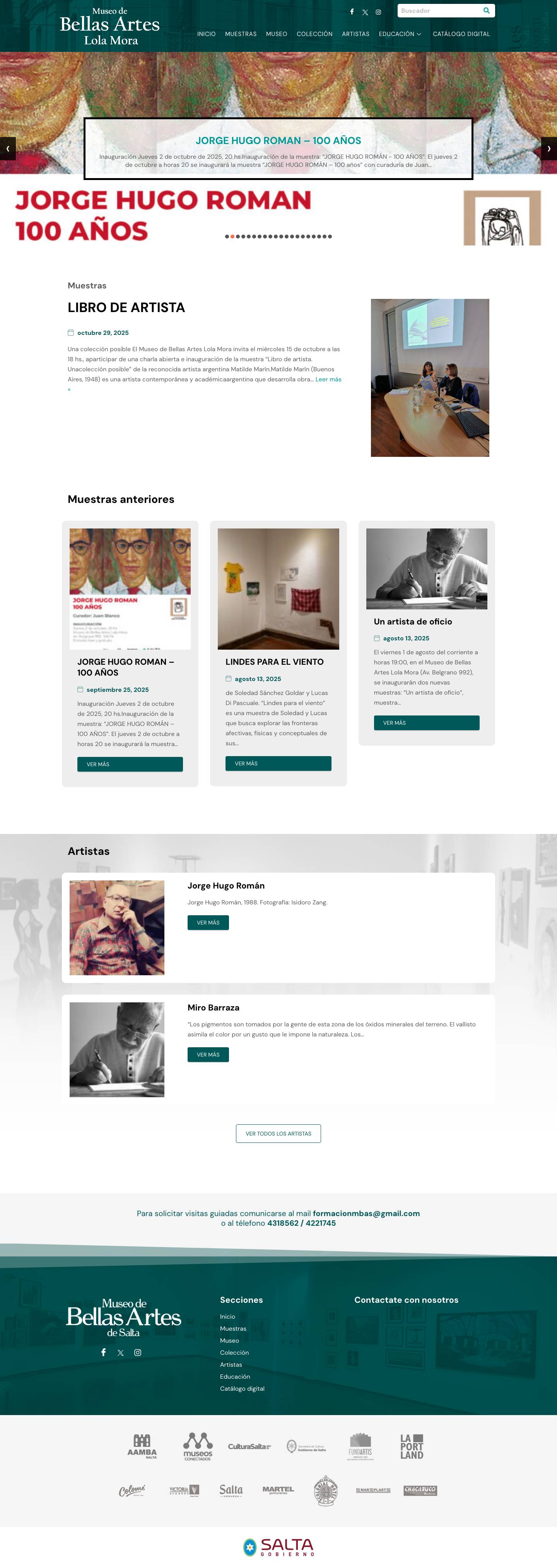 Bellas Artes Salta – Museo de Bellas Artes de Salta - Full Screenshot