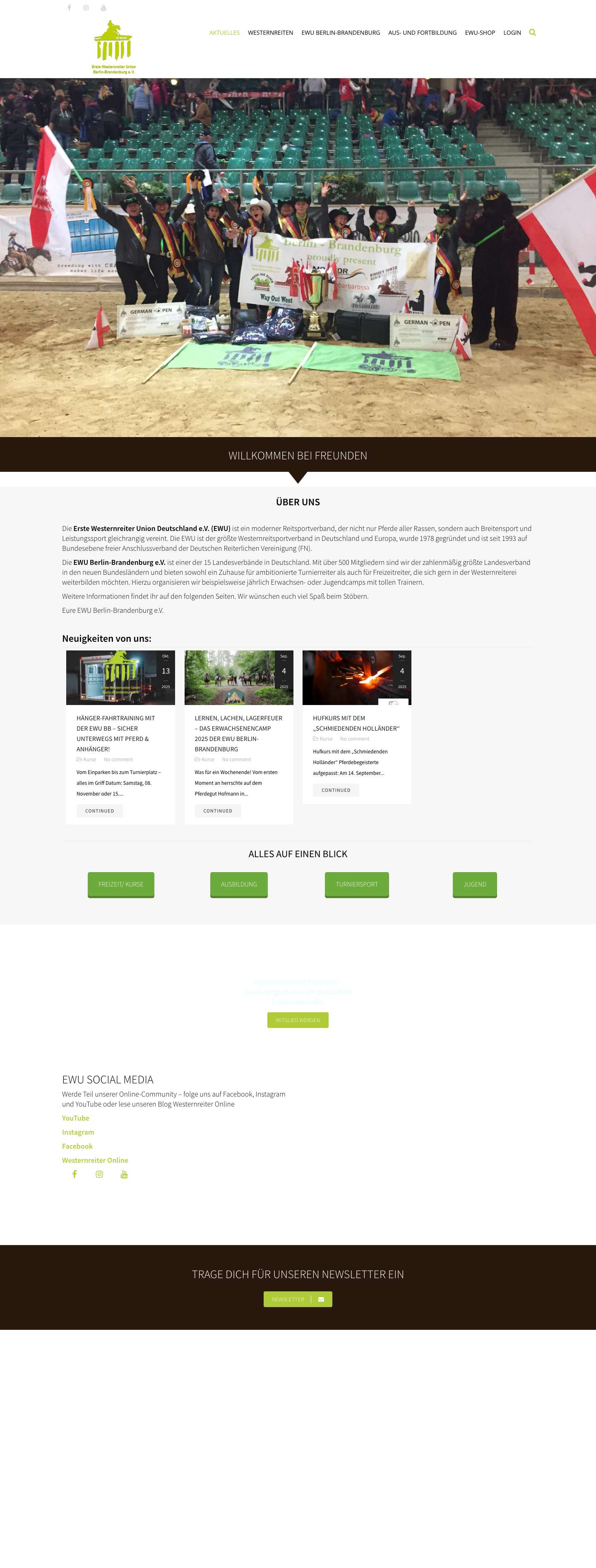 HOME - EWU Berlin-Brandenburg e.V.HOME - EWU Berlin-Brandenburg e.V. - Full Screenshot