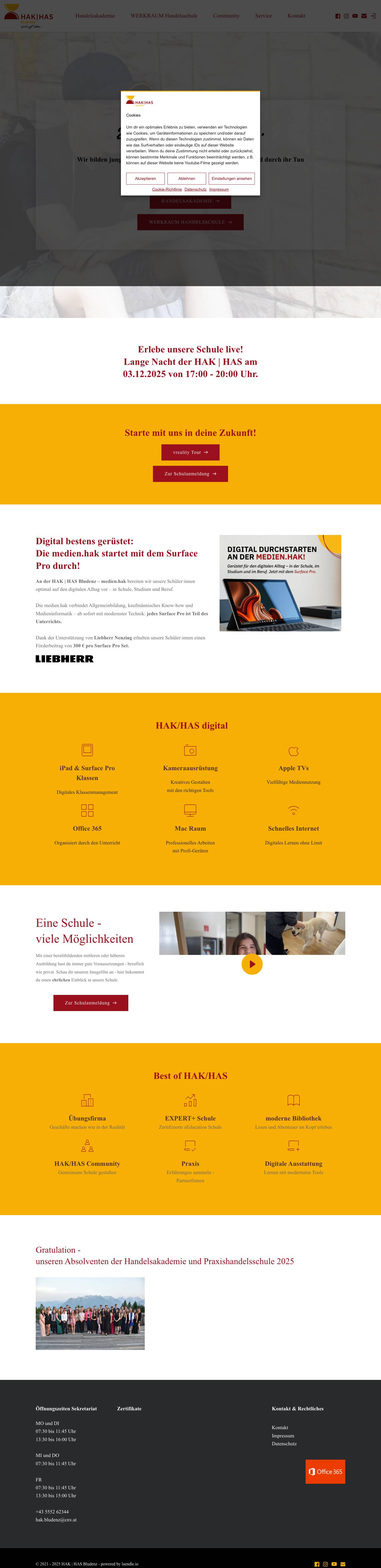 HAK/PHAS Bludenz | Stark in die Zukunft - Full Screenshot